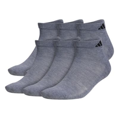 adidas Men's Athletic Cushioned 6-Pack Low Cut Socks