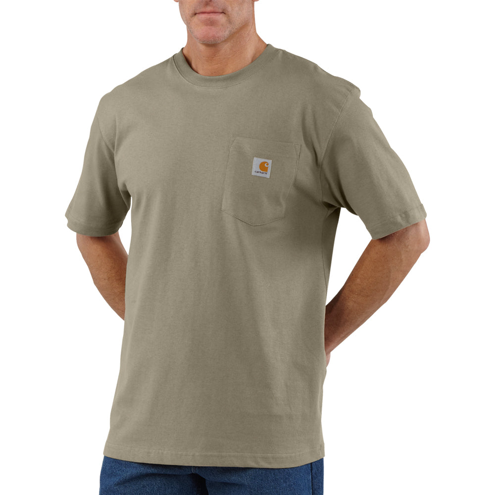 Carhartt Men's Short Sleeve Pocket T-Shirt_Desert