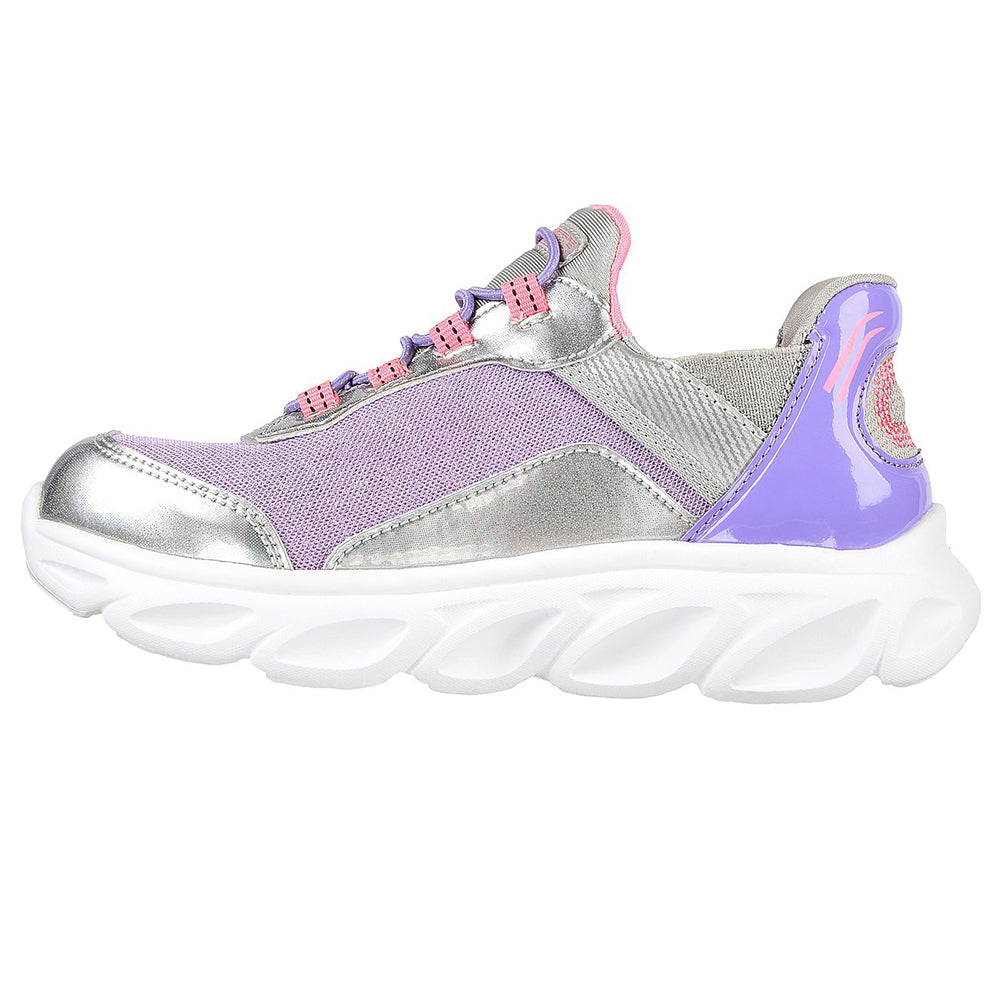 Skechers Girls Flex Glide Shoes - 302221L-GYLV