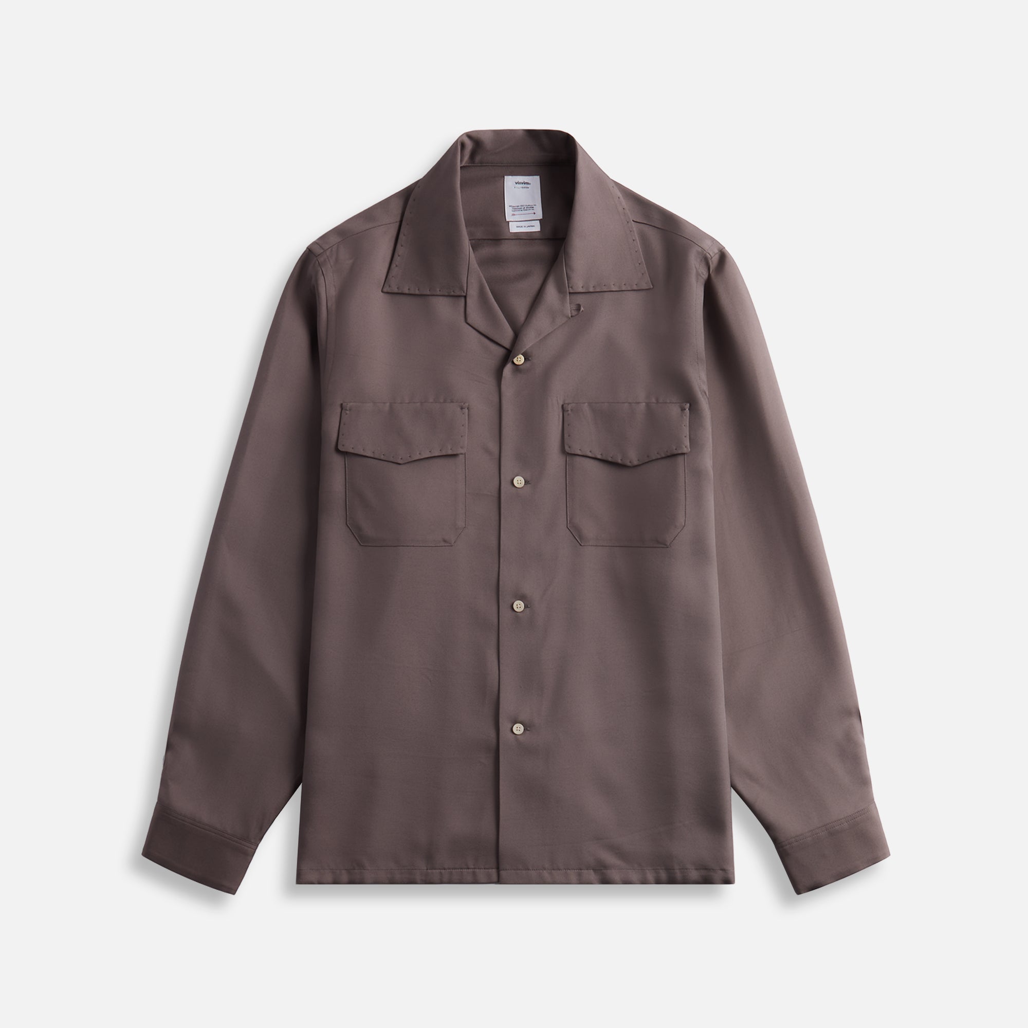 Visvim Keesey Shirt Long Sleeves - Purple