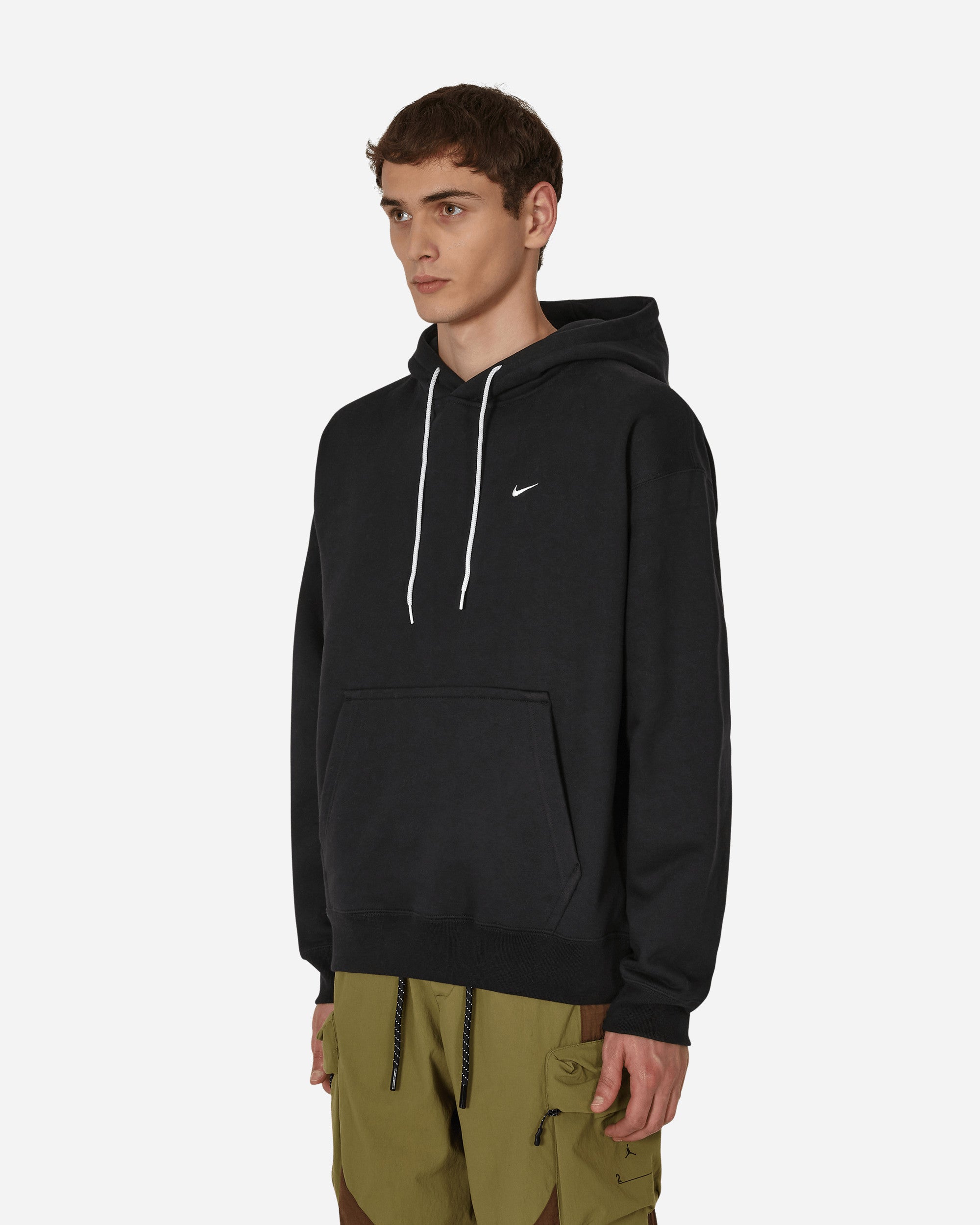 Solo Swoosh Hooded Sweatshirt Black