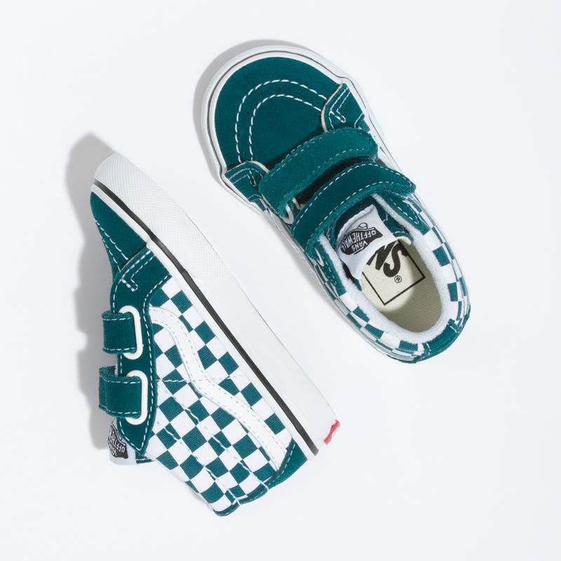 Toddler Checkerboard Sk8-Mid Reissue V