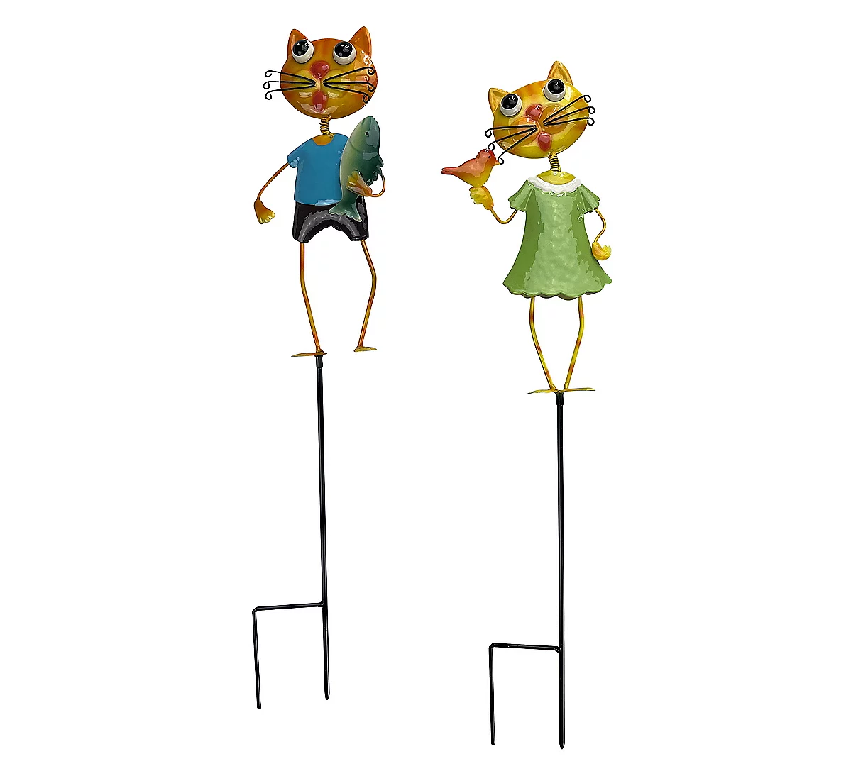 RCS Garden Stake Cats Set of 2