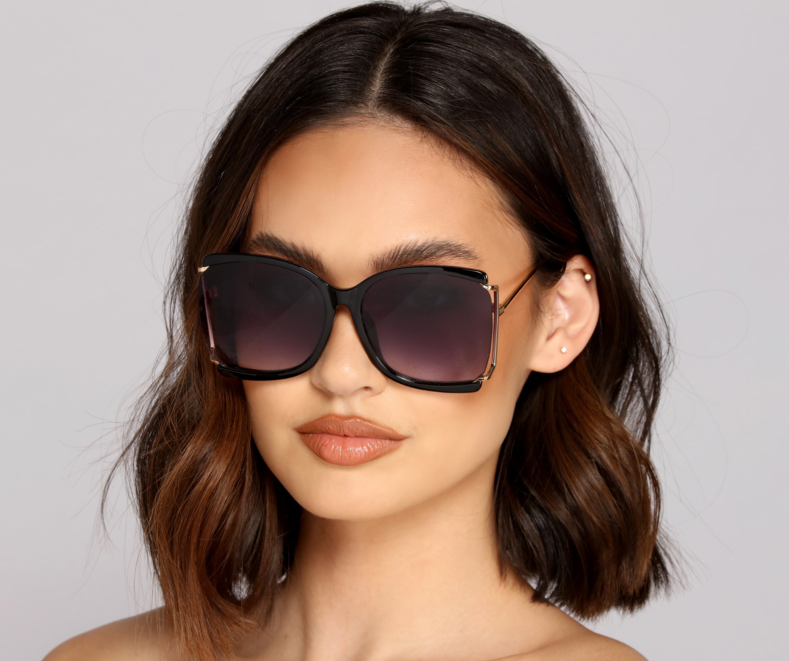 Glamorous Vibes Square Sunglasses