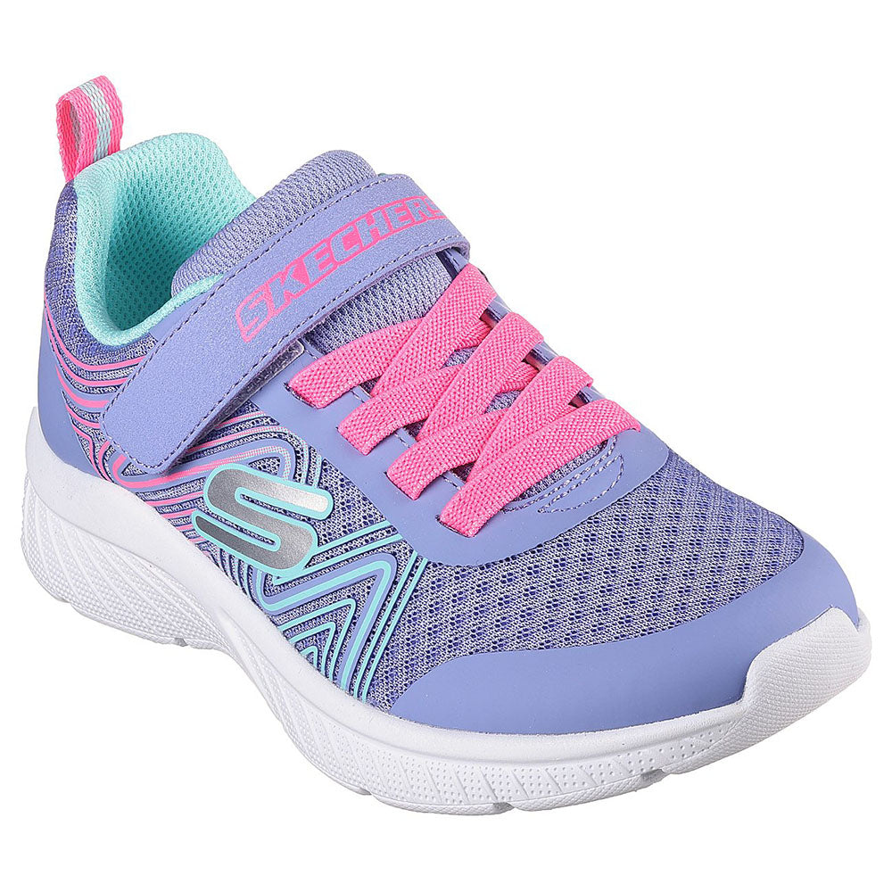 Skechers Girls Microspec Plus Shoes - 303535L-PWMT