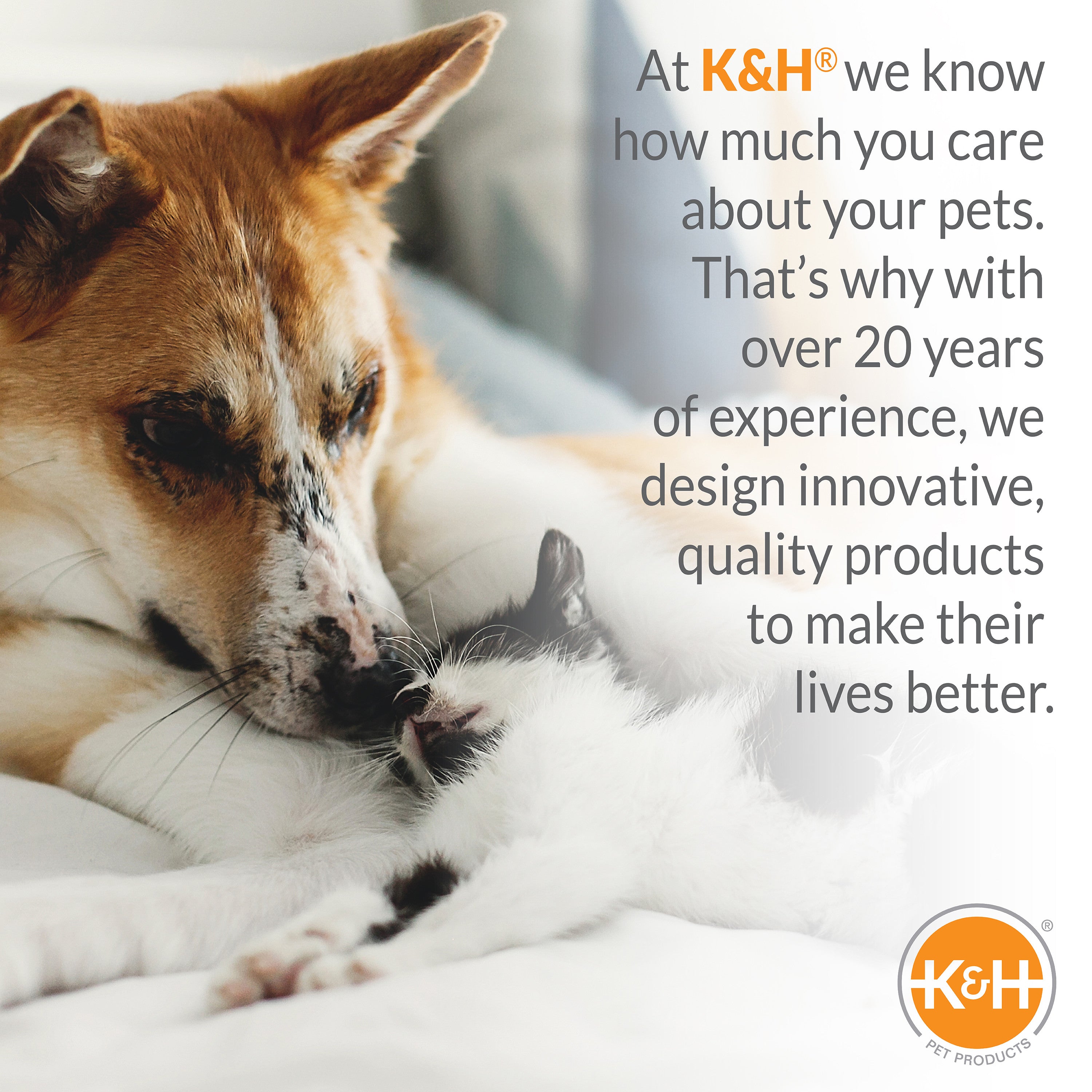 KandH Pet Products Self-Warming Kitty Hut Gray 19