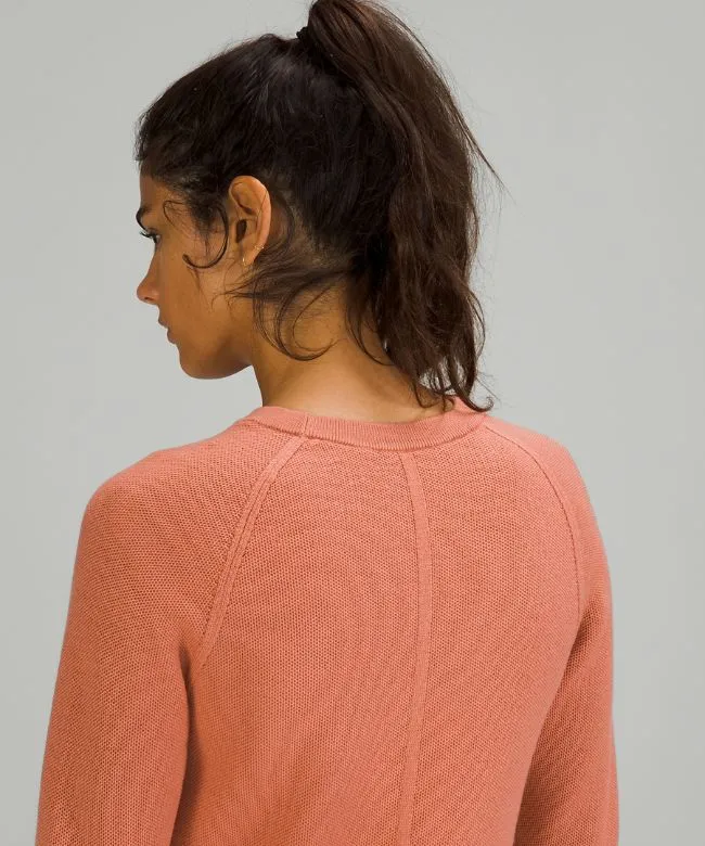 Merino Wool Honeycomb Sweater Online Only