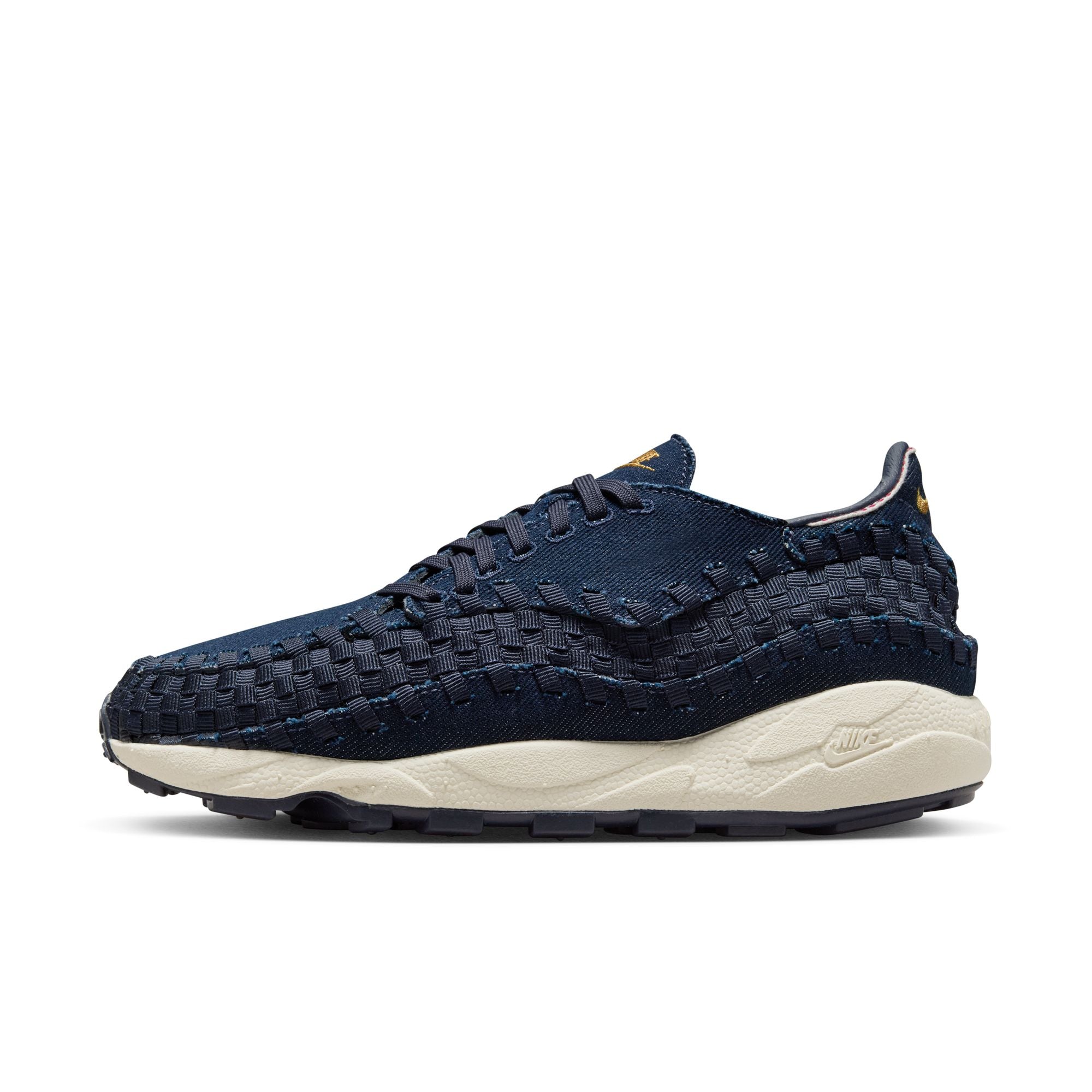 Nike Air Footscape Woven Denim Wheat Gold Obsidian Coconut Milk HF1759-400