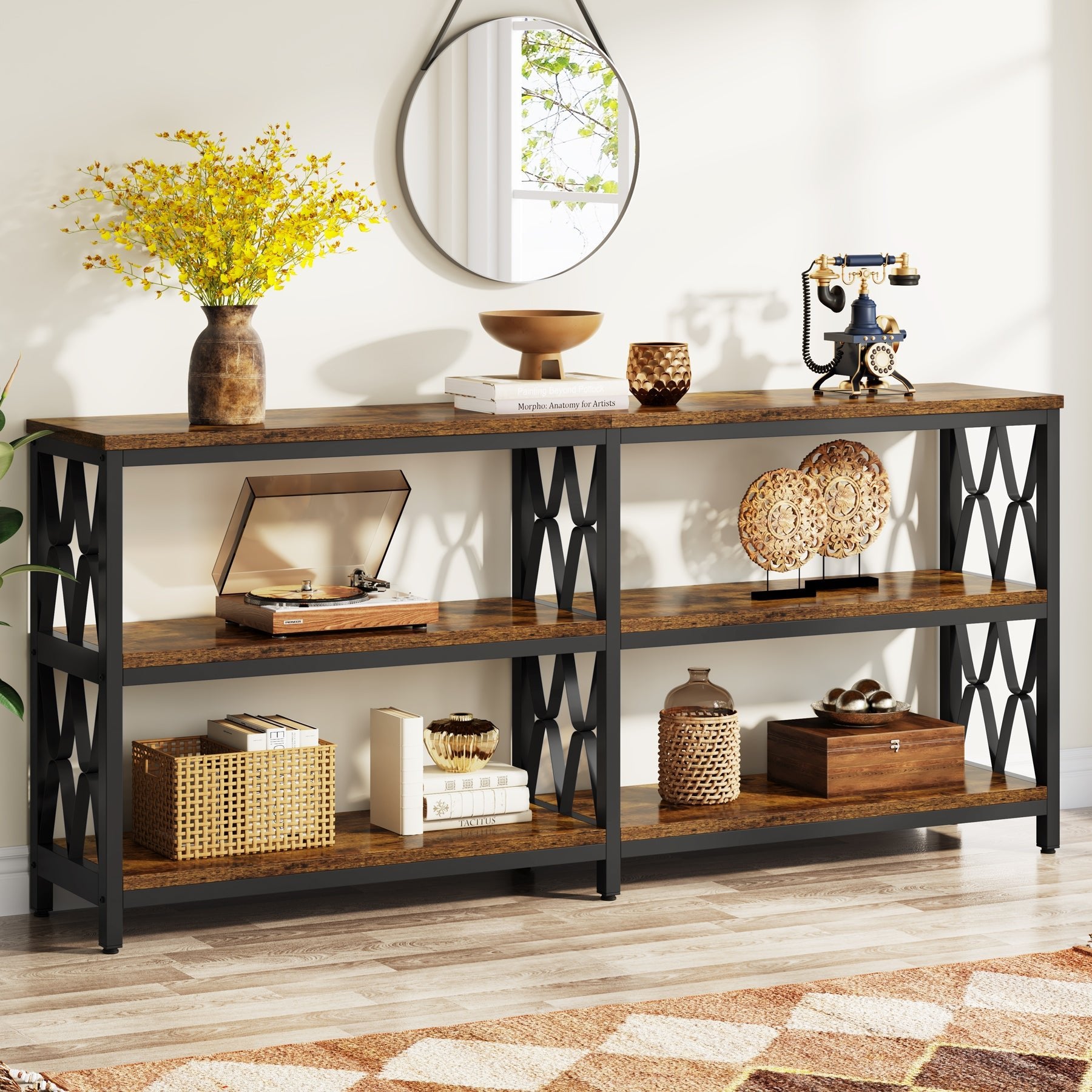 3-Tier Console Table, 70.9