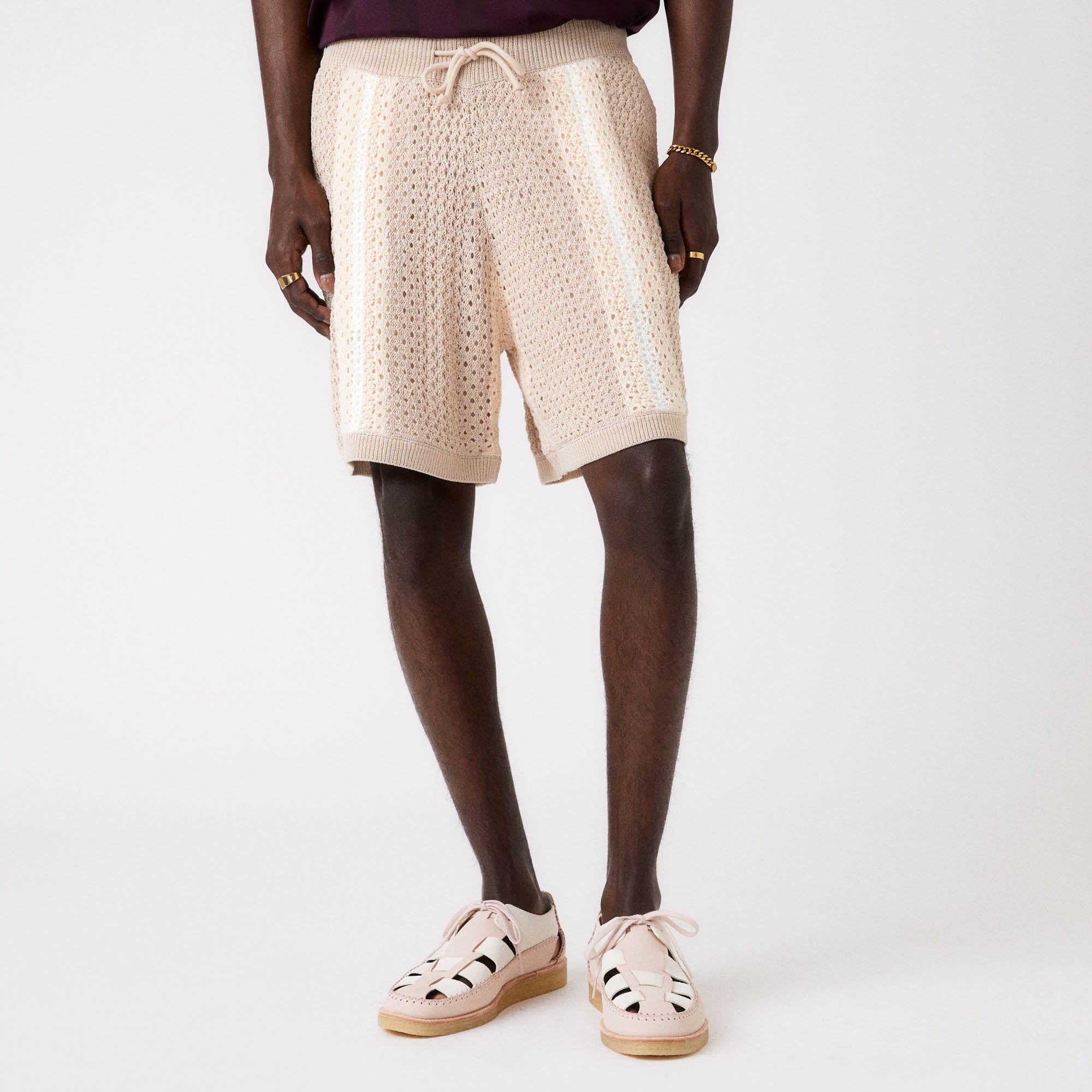 Kith Crochet Curtis Short - Frosty Rose