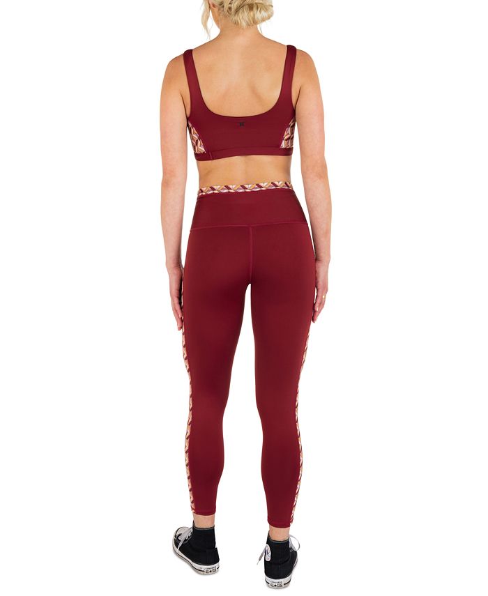 Juniors' City Block Colorblocked High-Rise Leggings