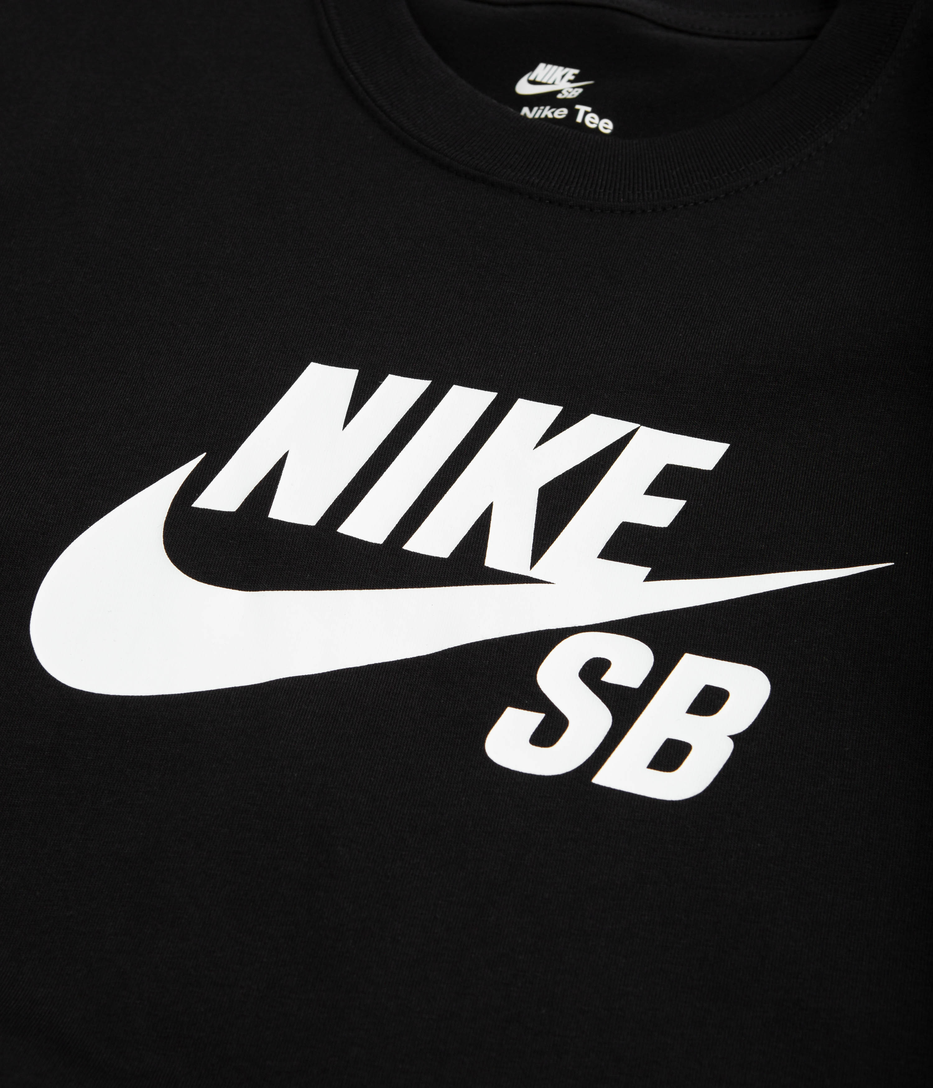 Nike SB Large Logo T-Shirt - Black / White