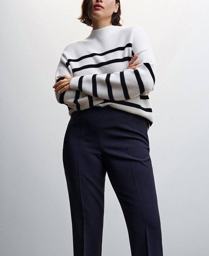 Women's Straight-Cut Crop Pants