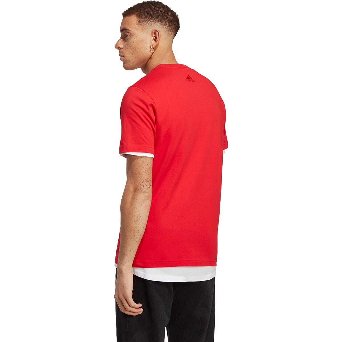 adidas Men's Essentials Single Jersey Linear Embroidered Logo T-Shirt