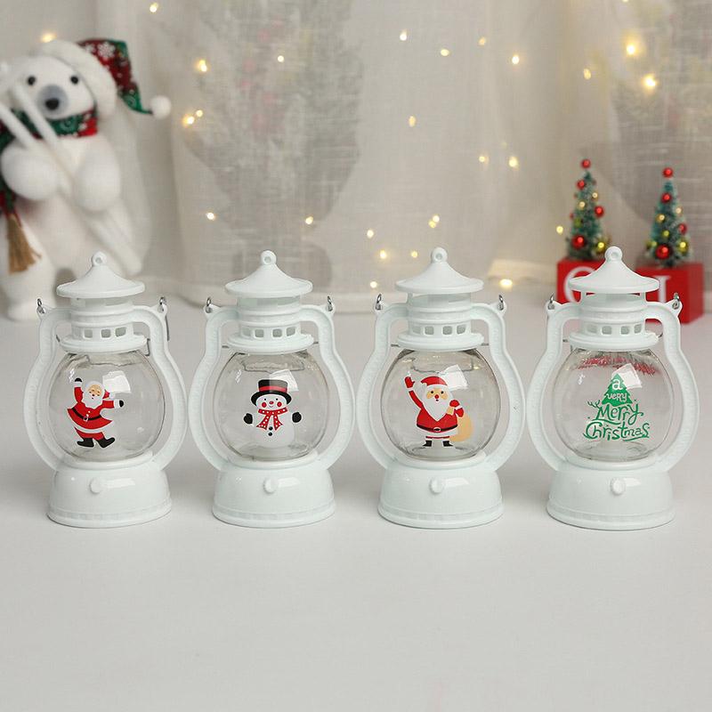 Christmas Decoration Lantern Portable Led Small Oil Lamp