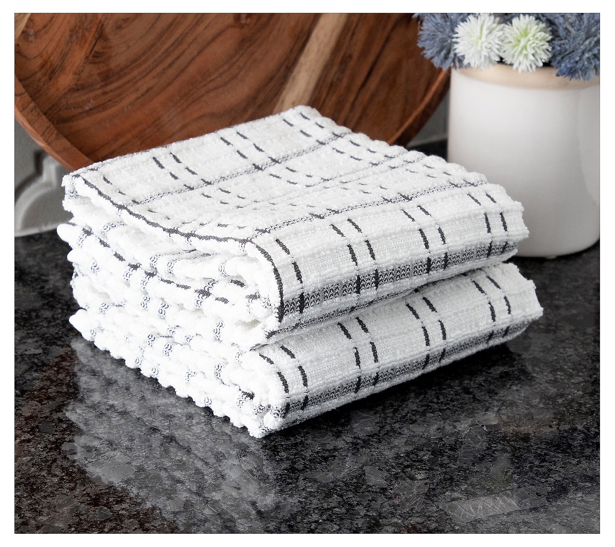 RITZ Royale Set of 2 Check Kitchen Towels