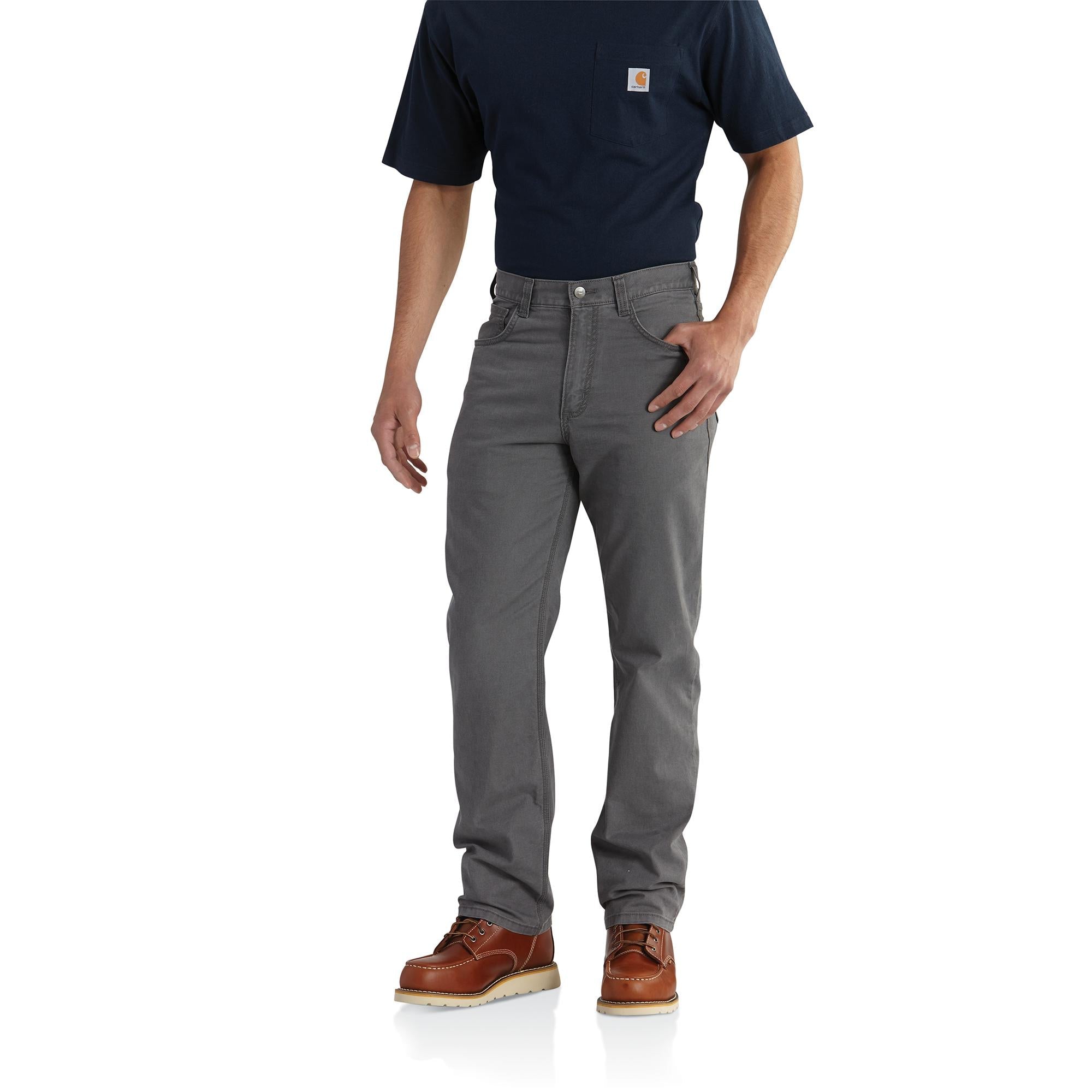 Carhartt Men's Rugged Flex® Rigby Five Pocket Pant_Gravel