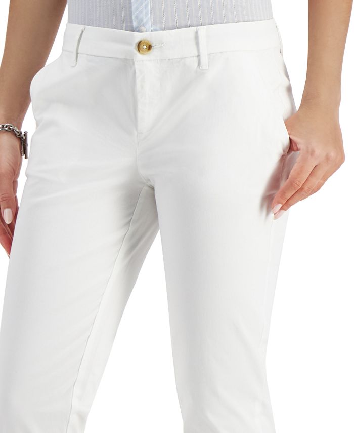 Women's TH Flex Hampton Cuffed Chino Straight-Leg Pants， Created for Macy's