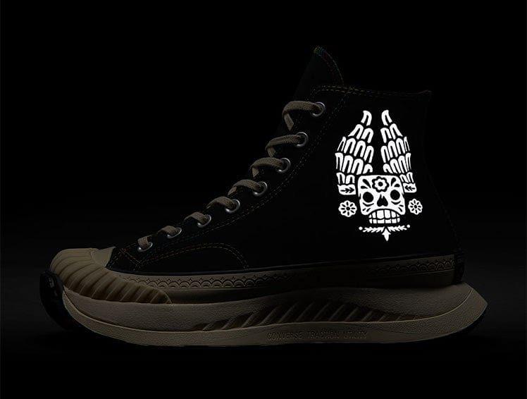 s Converse Chuck 70 At-Cx (Dia De Los Muertos) Unisex Negro