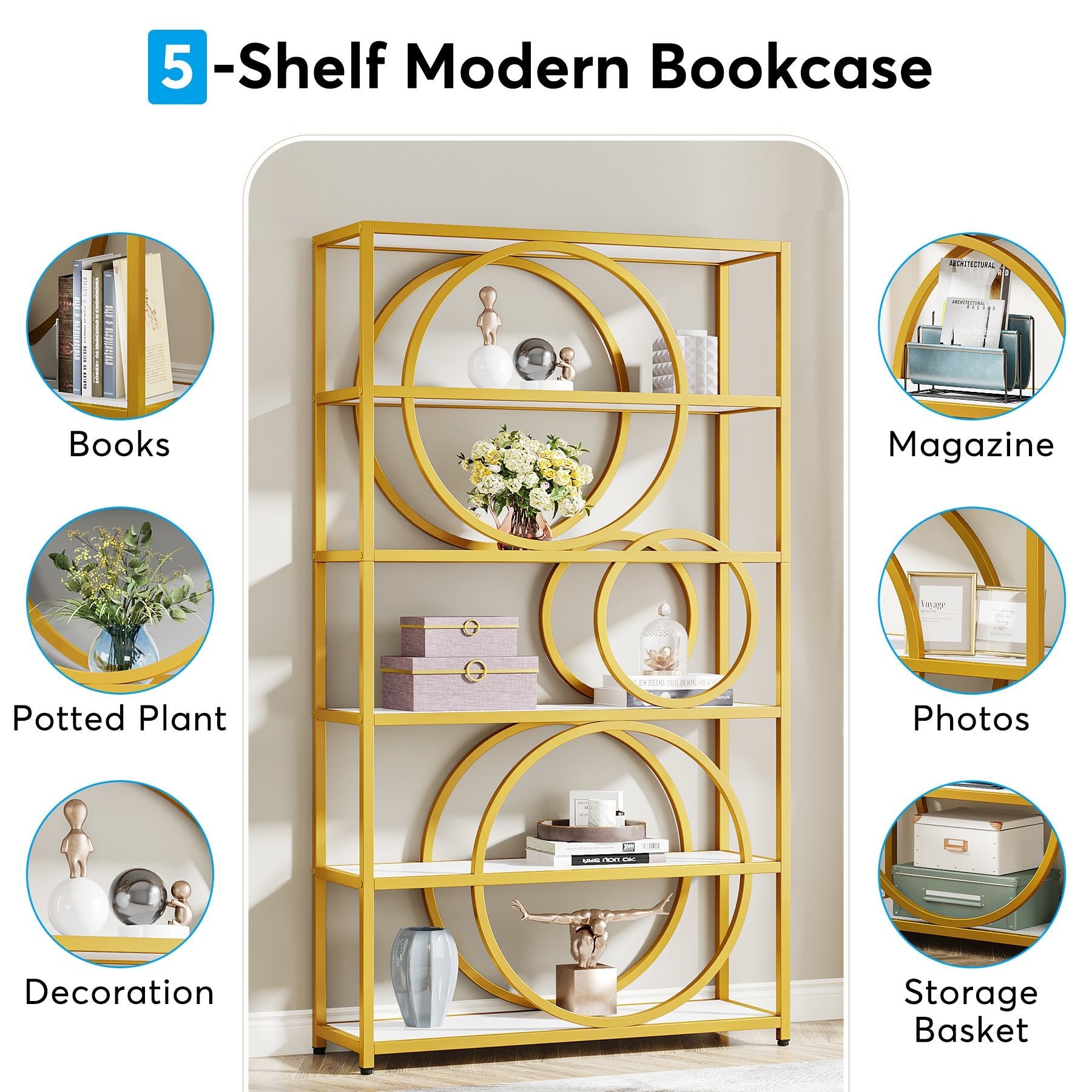 5-Tier Bookshelf, 71