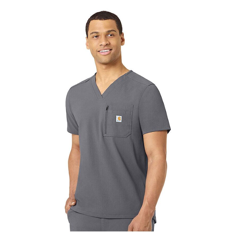 Carhartt Men's Rugged Flex® Modern-Fit Tuck-In Scrub Top