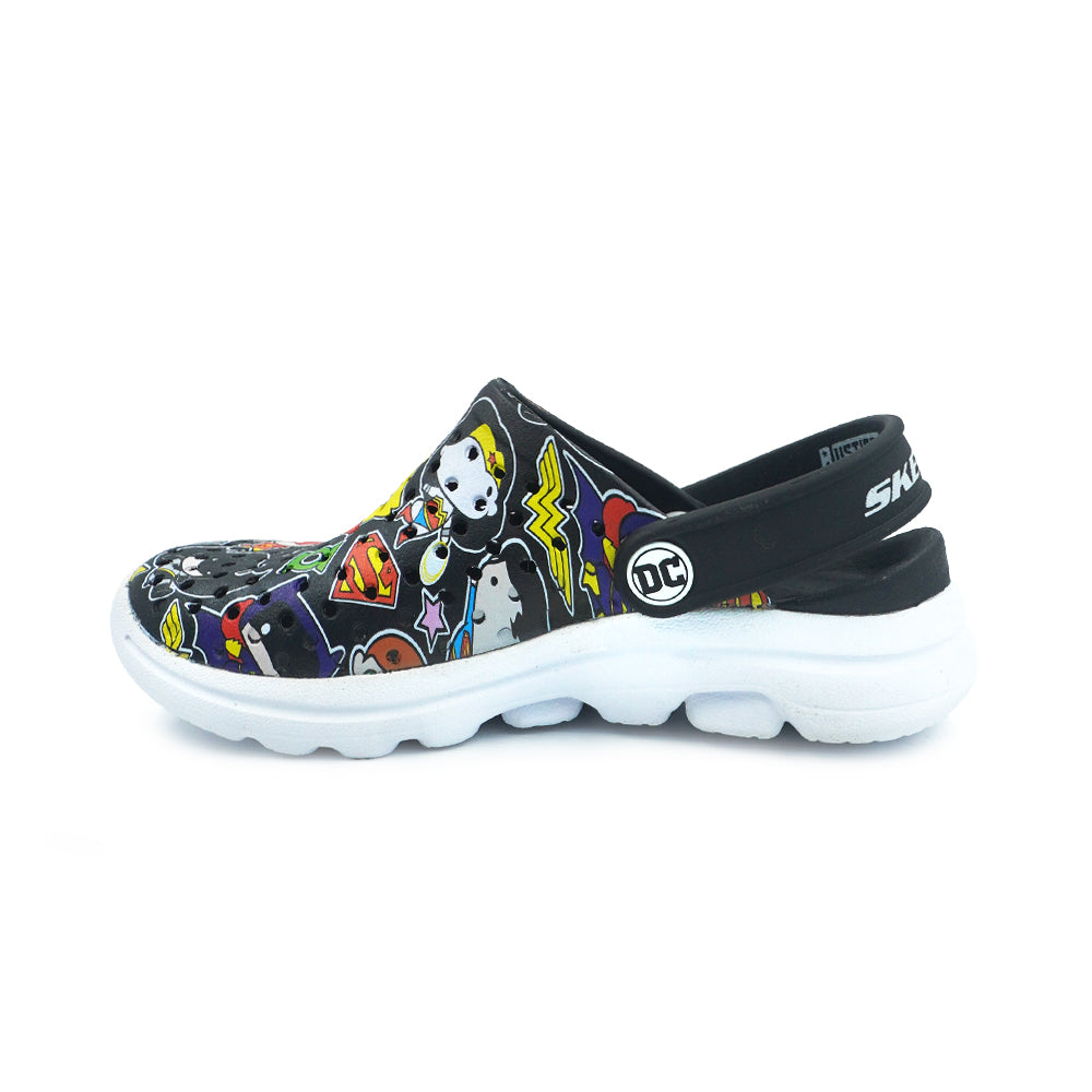 Skechers Girls DC Collection Foamies GOwalk 5 Shoes - 319508L-BKMT