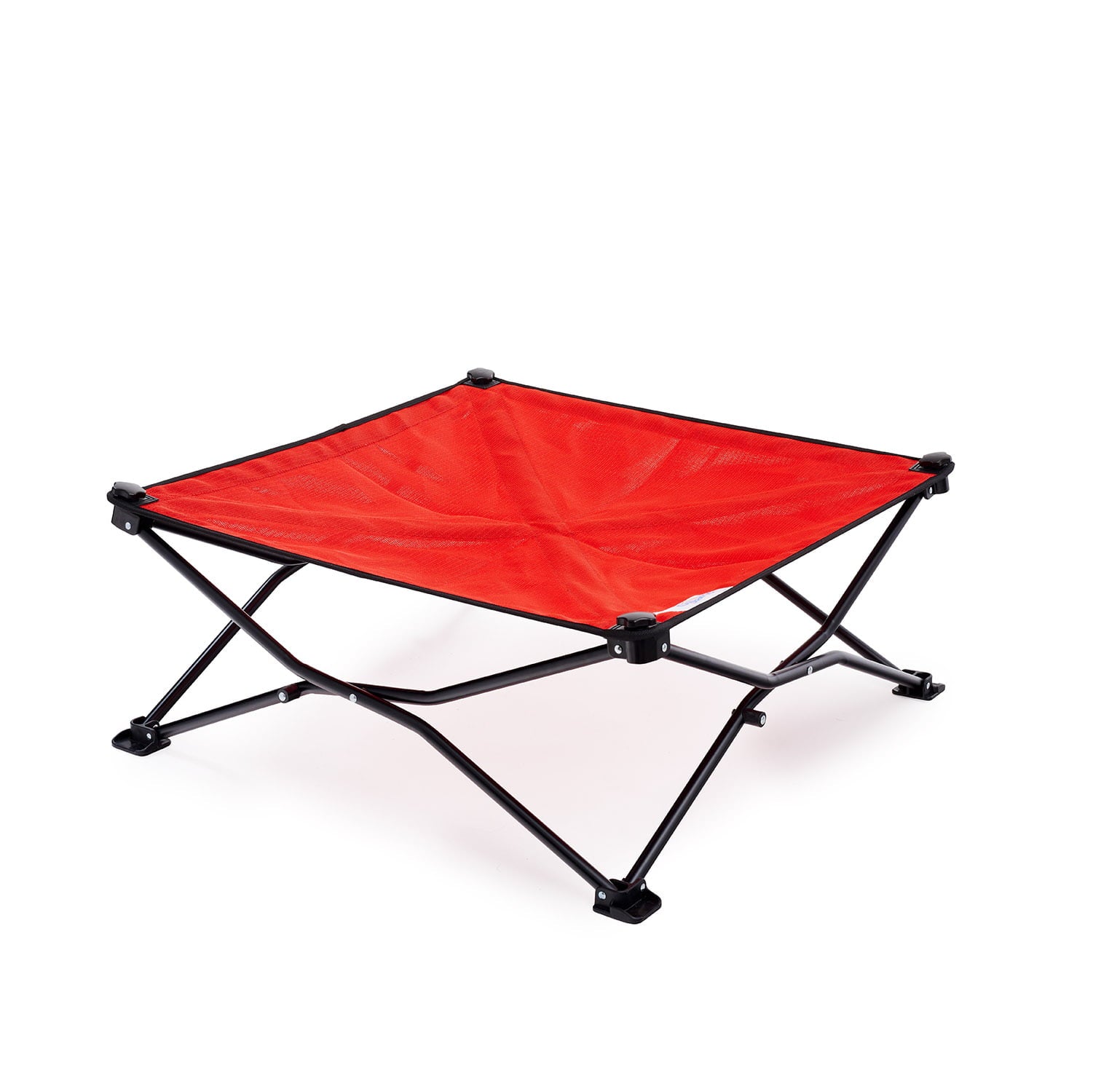 Coolaroo On the Go Elevated Travel Dog Bed， Medium， Red