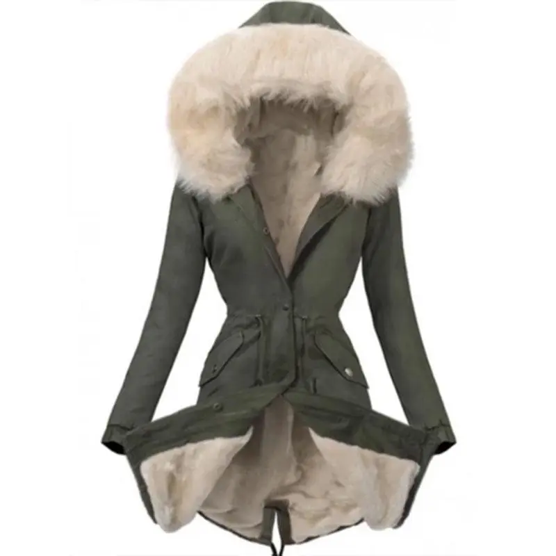 Winter Hooded Parka Coat