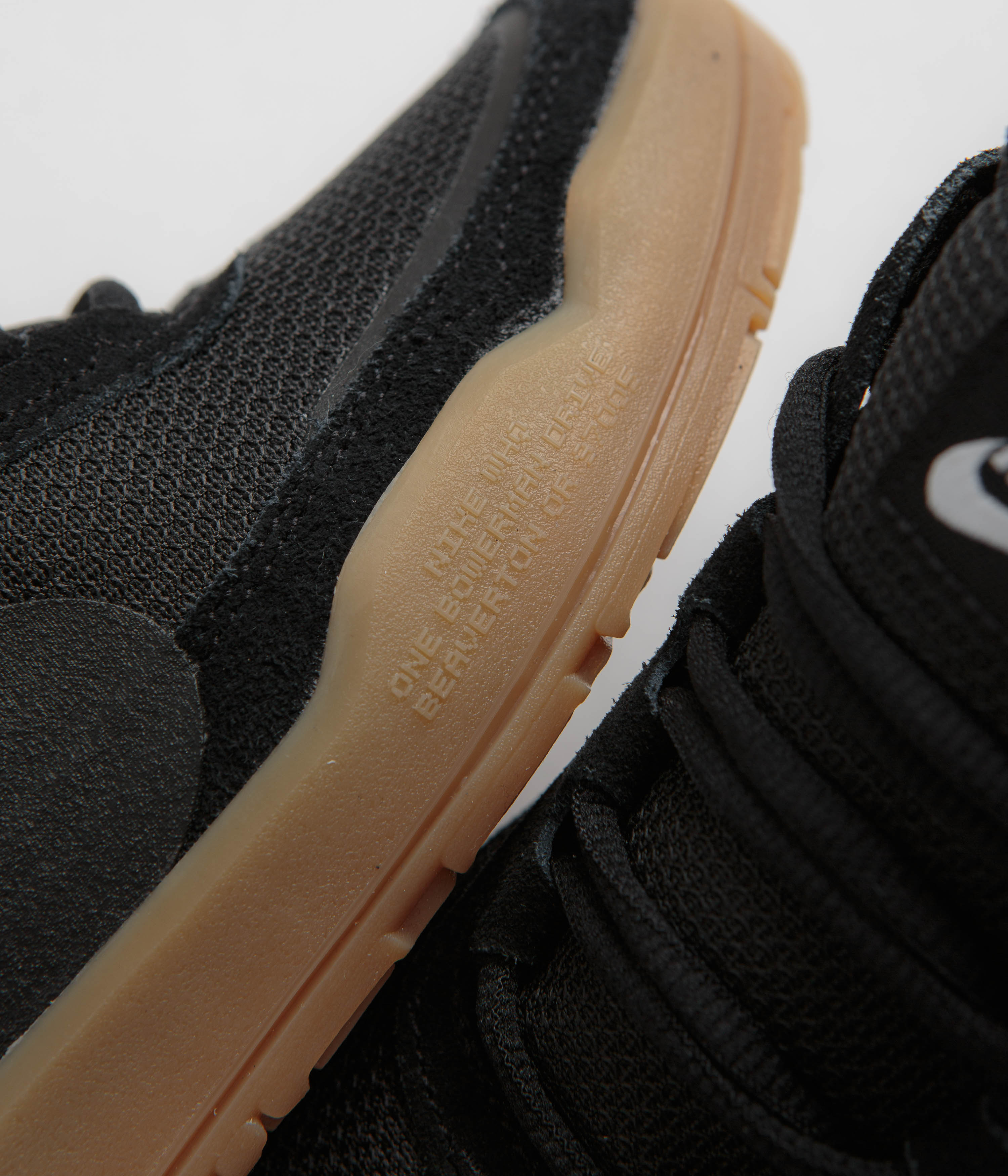 Nike SB Kids Day One Shoes - Black / Black - Gum Light Brown - White