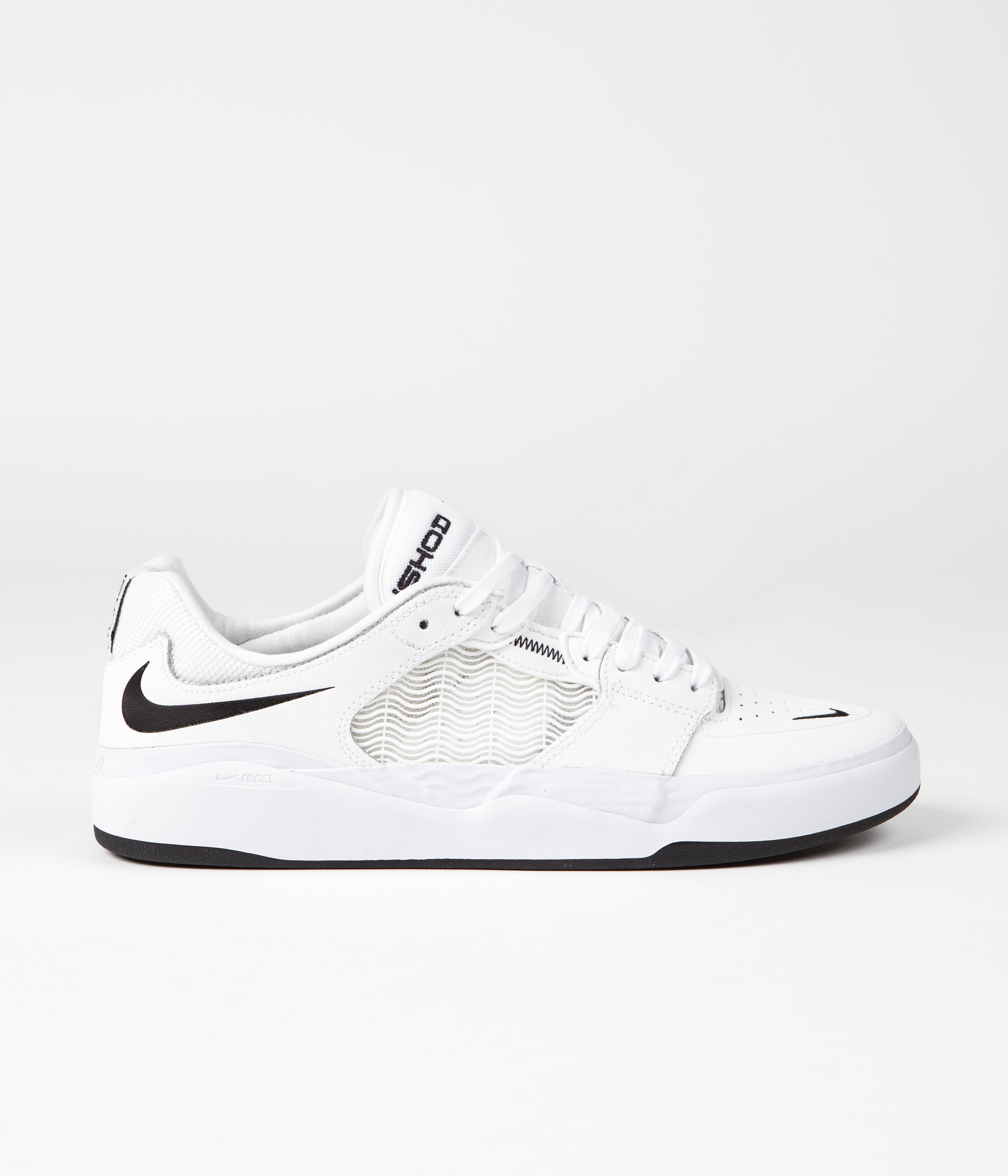 Nike SB Ishod Premium Shoes - White / Black - White - Black