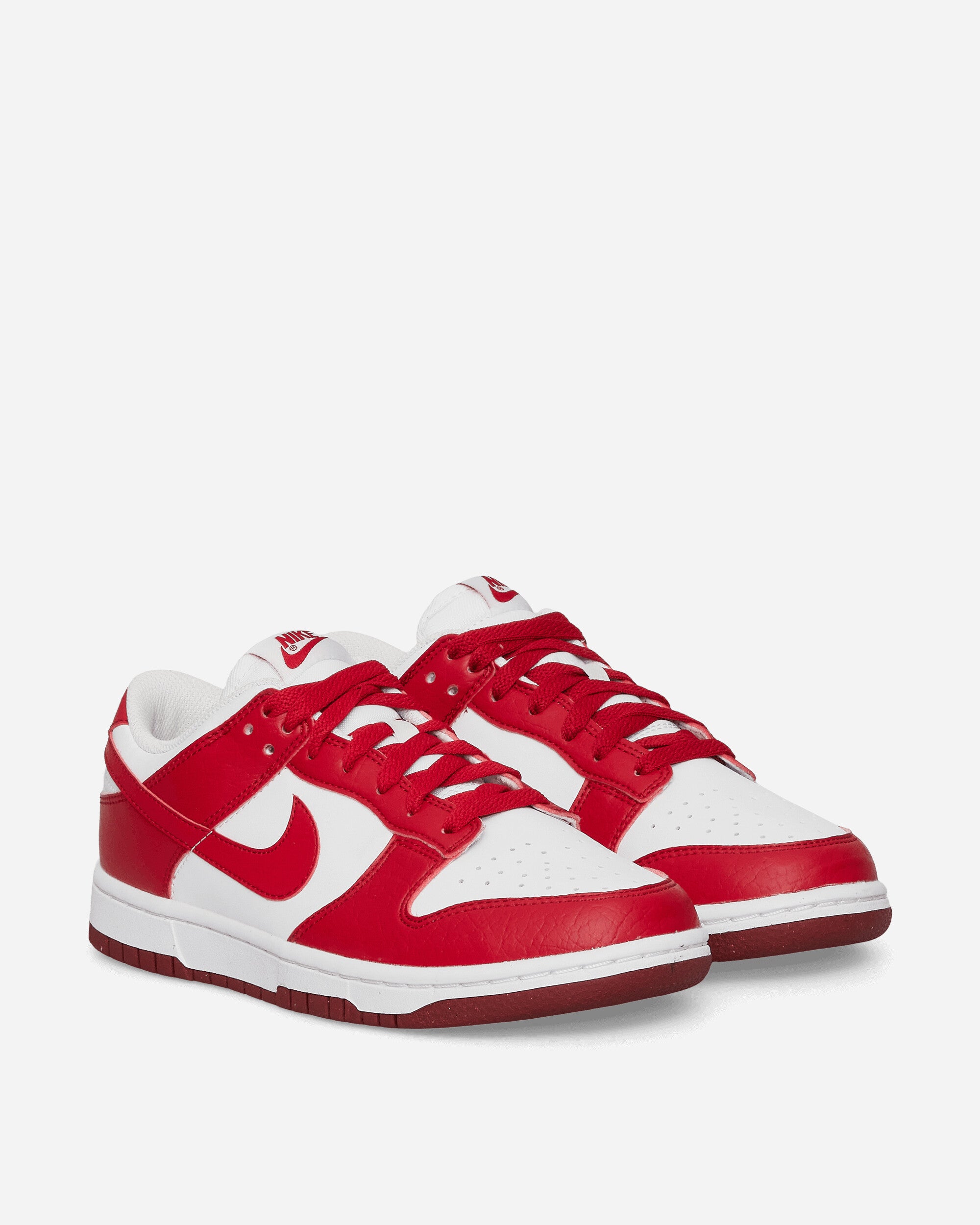 WMNS Dunk Low Next Nature Sneakers White / Gym Red