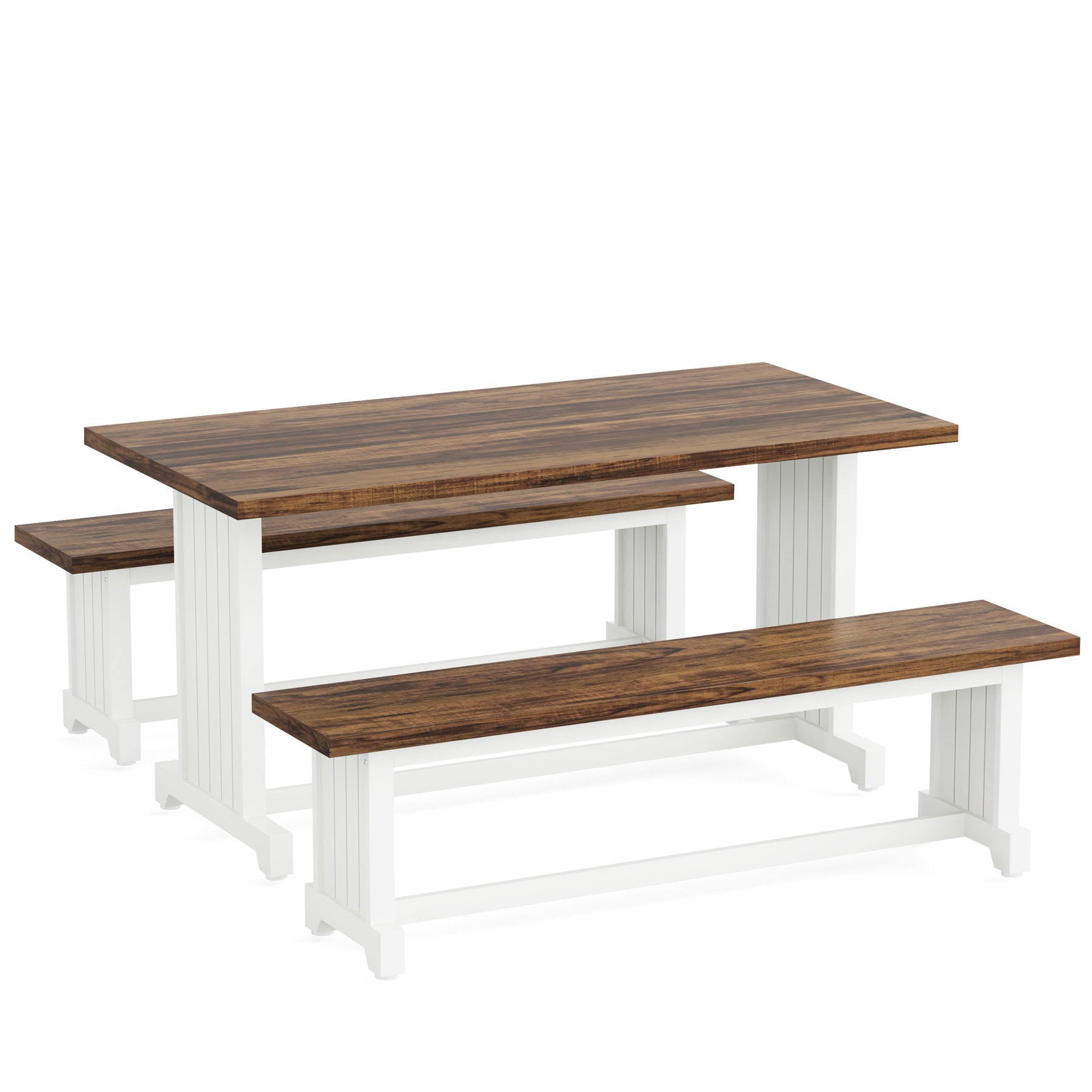 Farmhouse Dining Table Set, 47