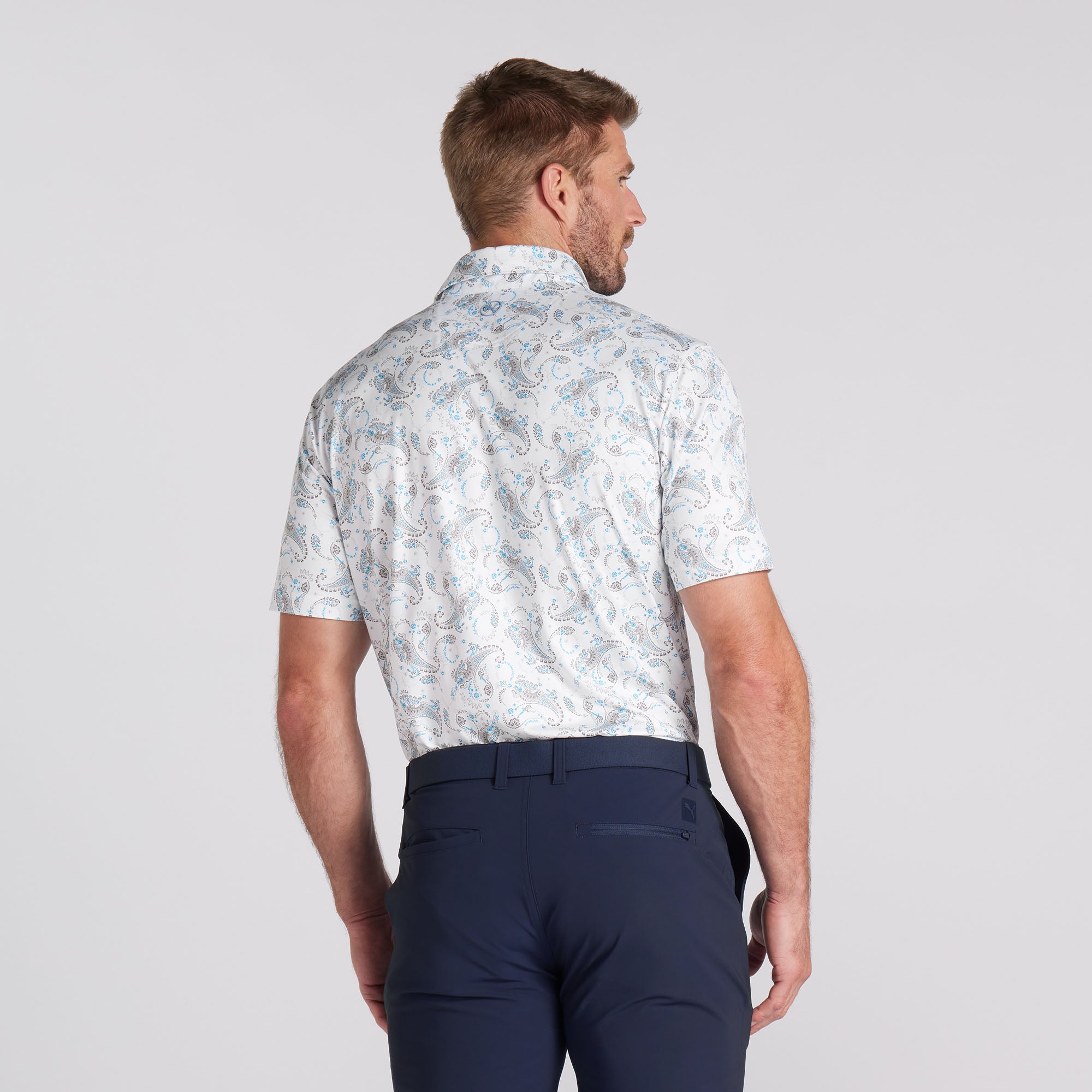 CLOUDSPUN Paisley Golf Polo