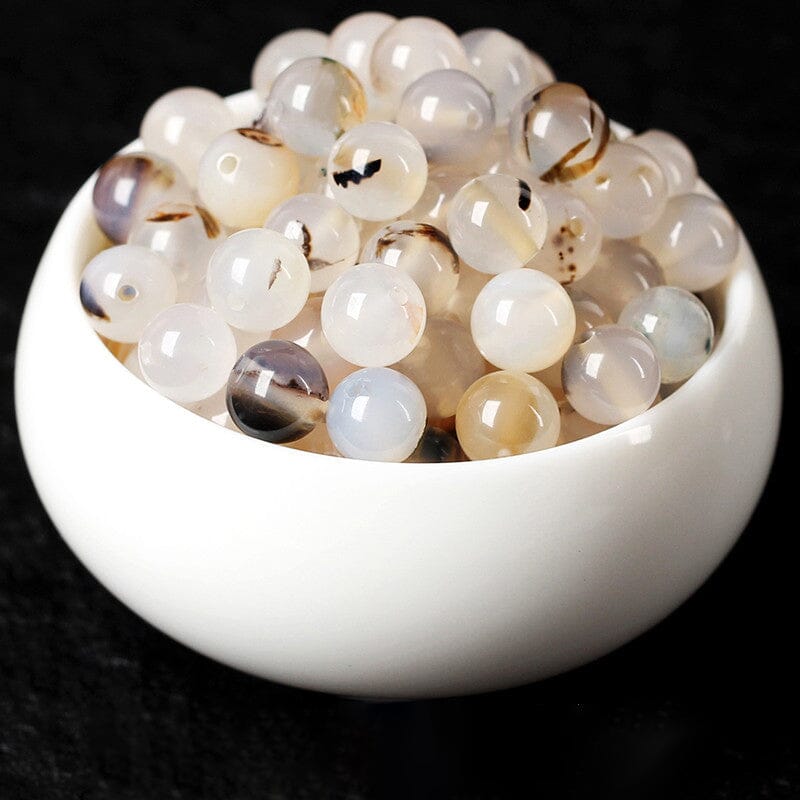 Natural Round Beads Bracelet (40pcs)