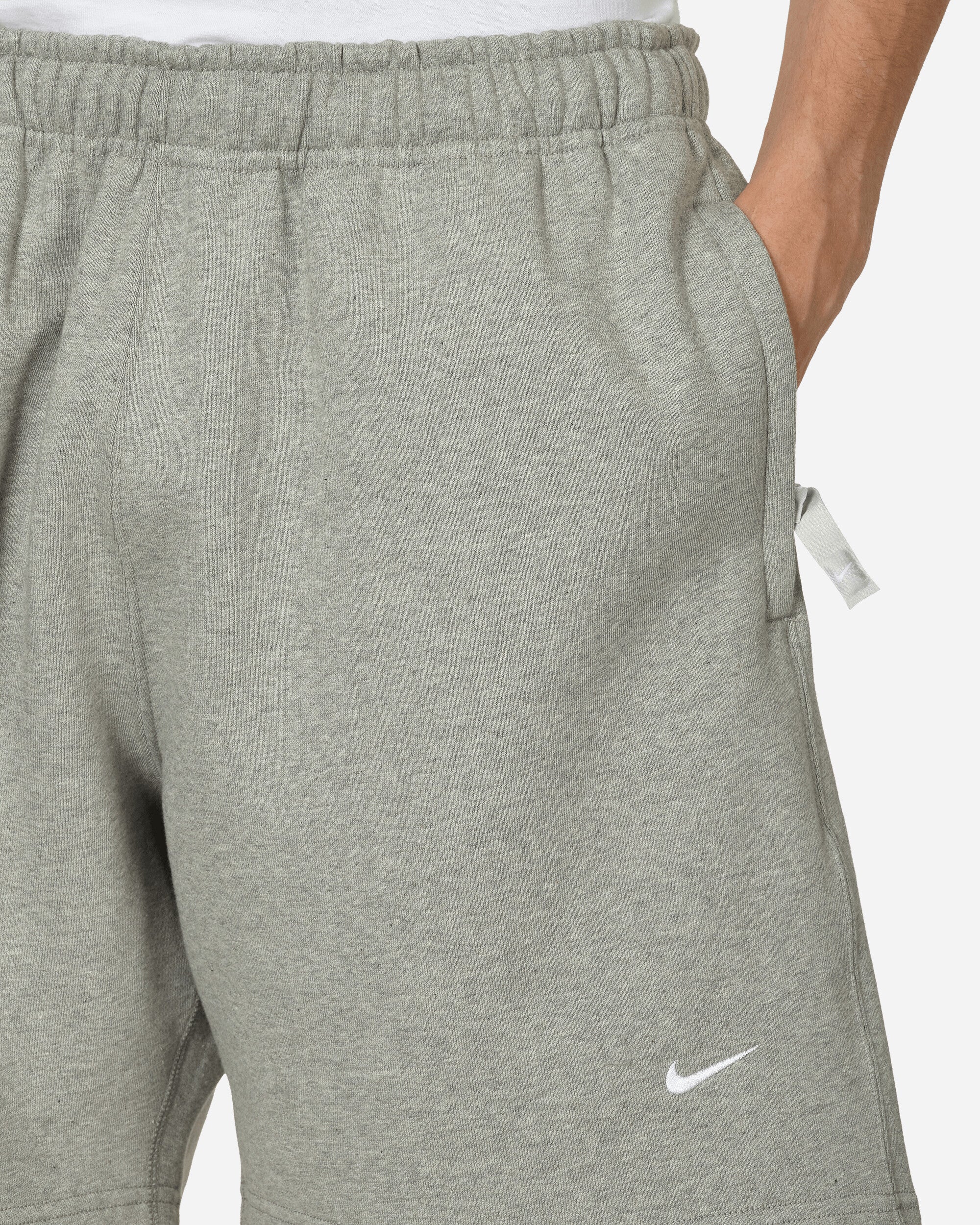 Solo Swoosh Fleece Shorts Grey Heather