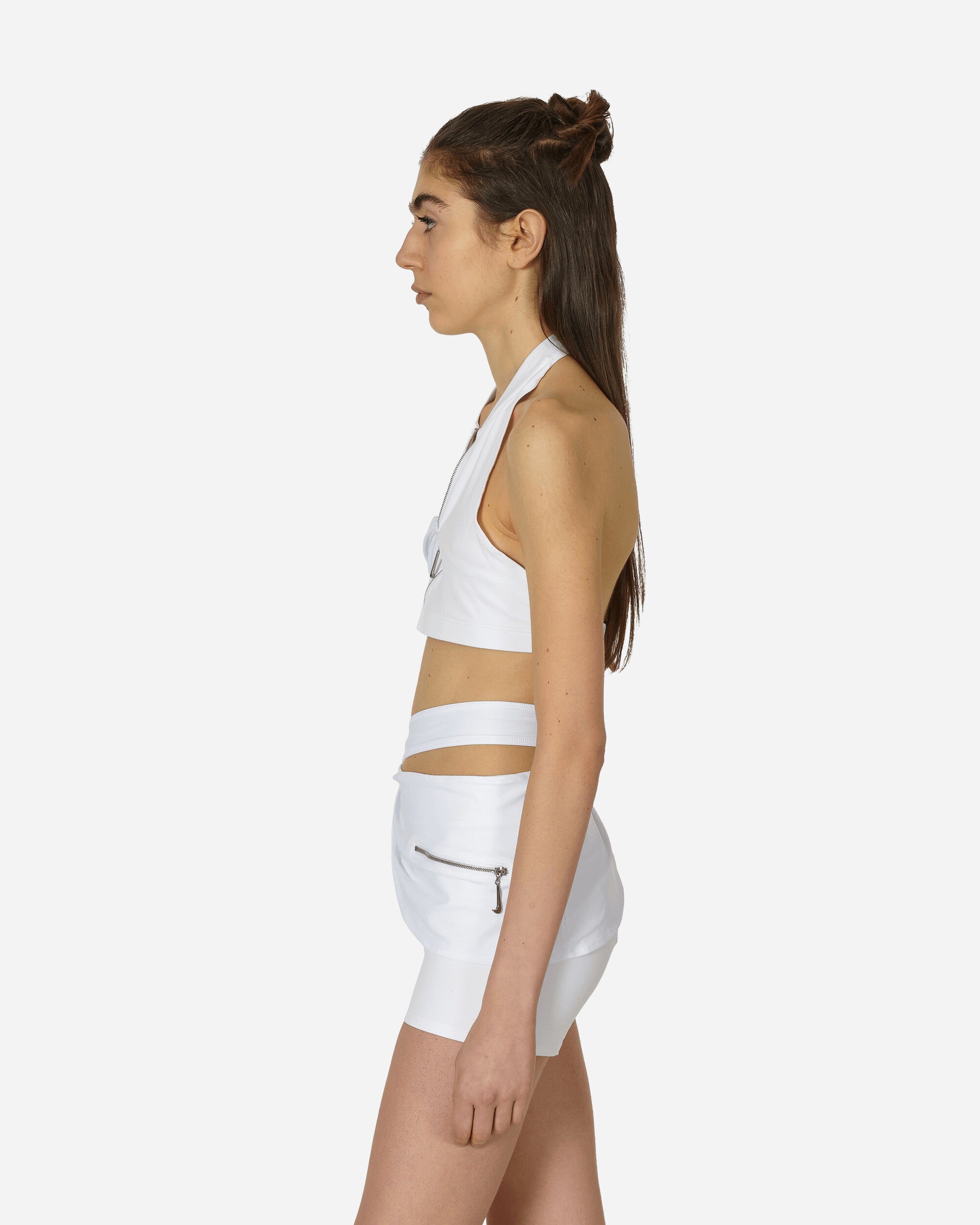 JACQUEMUS Halter Top White