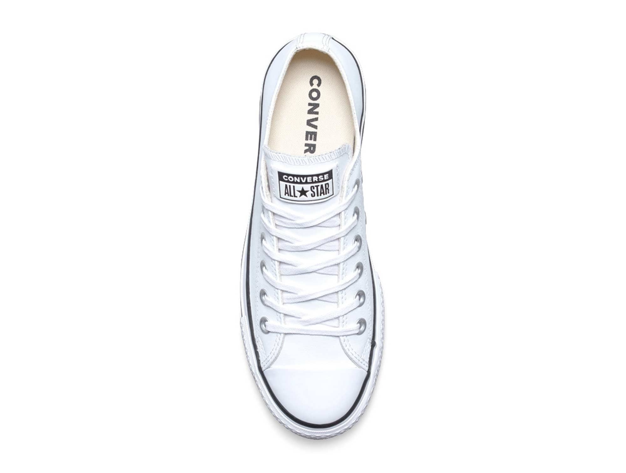 Converse Chuck T. Plataforma Cuero Womens Blanco