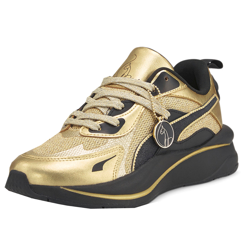 Baby Phat X RS-Curve Metallic Lace Up Sneakers