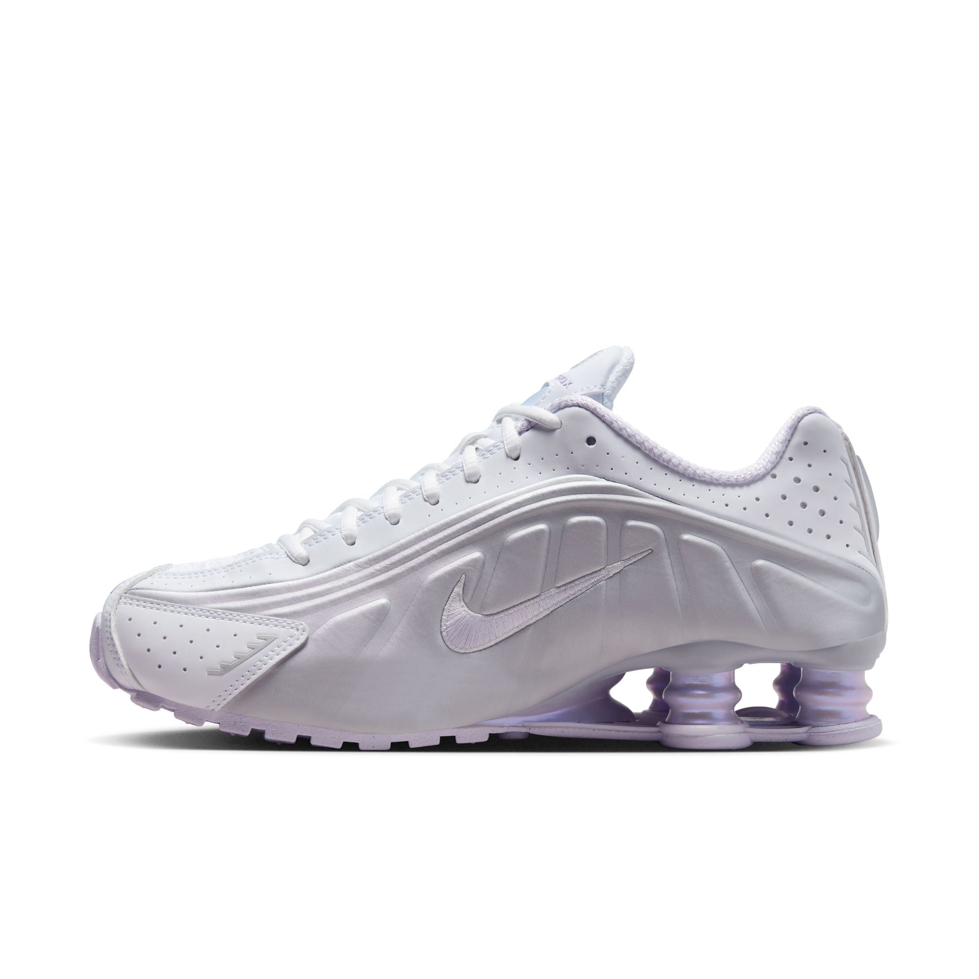 Nike Shox R4 White Barely Grape MTLC Platinum HF5076-100