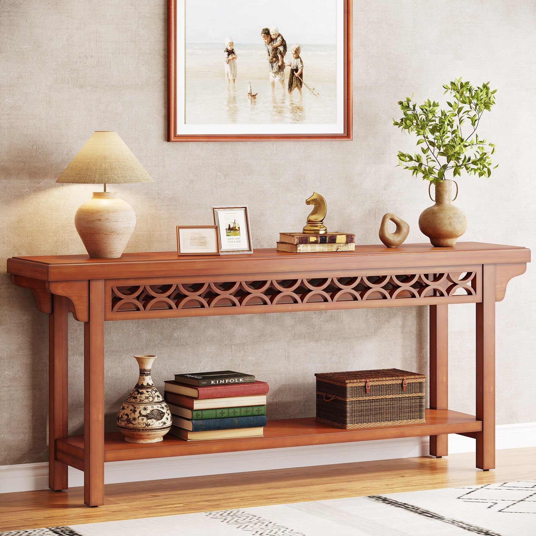 Farmhouse Console Table, 70.8