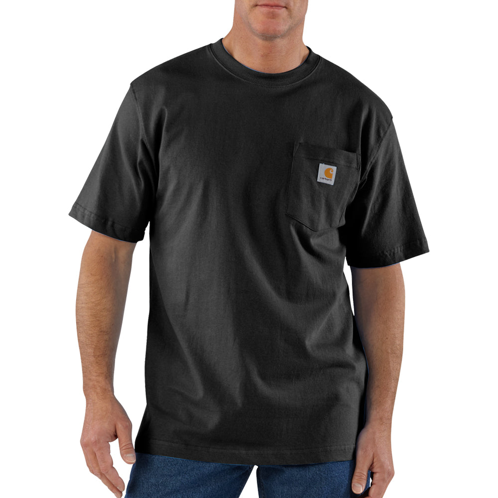 Carhartt Men's Short Sleeve Pocket T-Shirt_Black