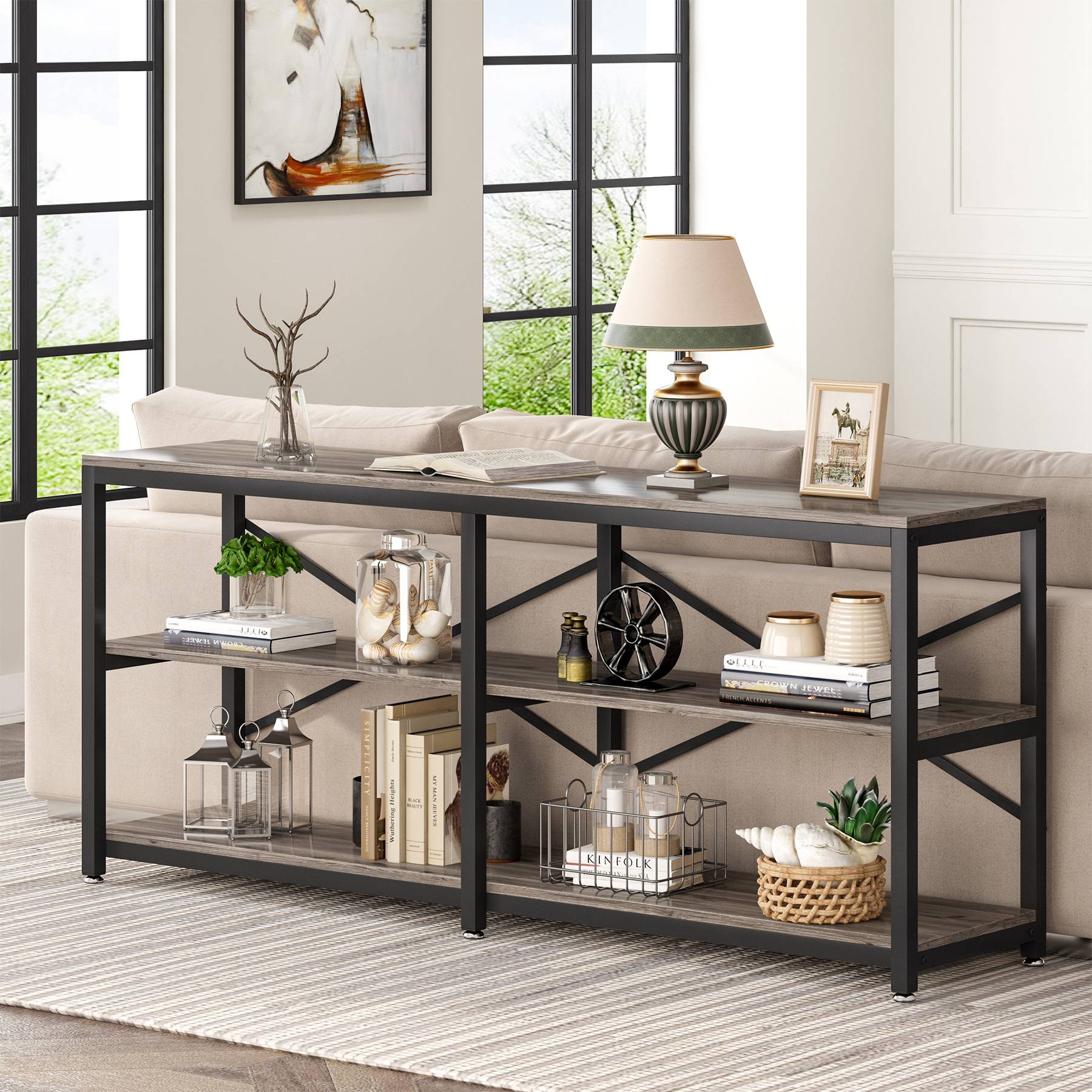 3-Tier Console Table, 70.9