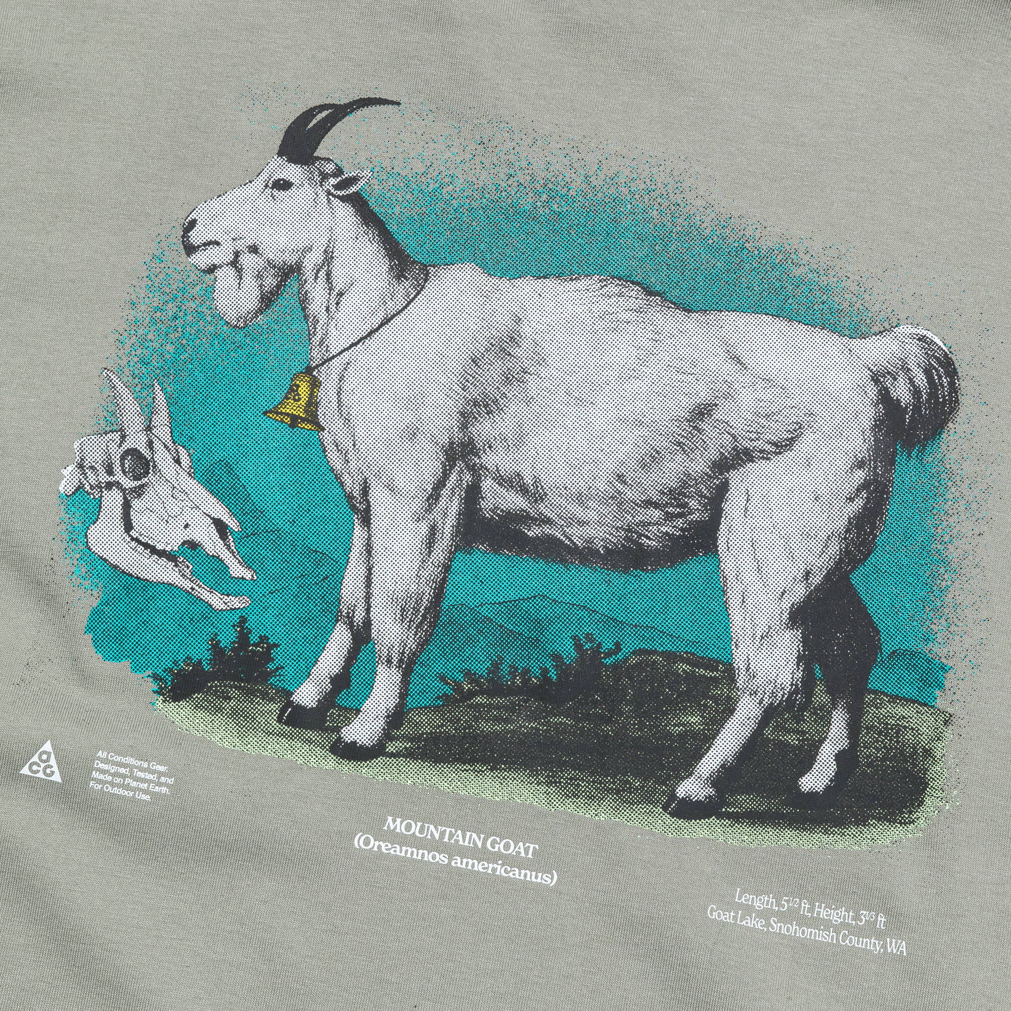 Dri-FIT Goat Tee - Dark Stucco