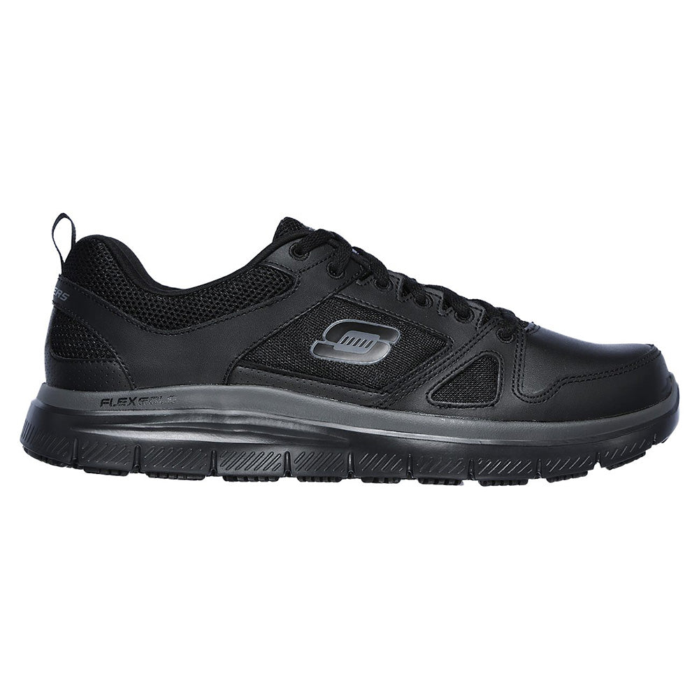 Skechers Men Work Flex Advantage Slip Resistant Shoes - 77040-BLK