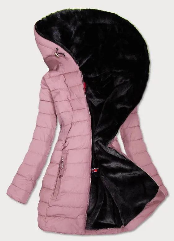 Waterproof ladies winter jacket pink