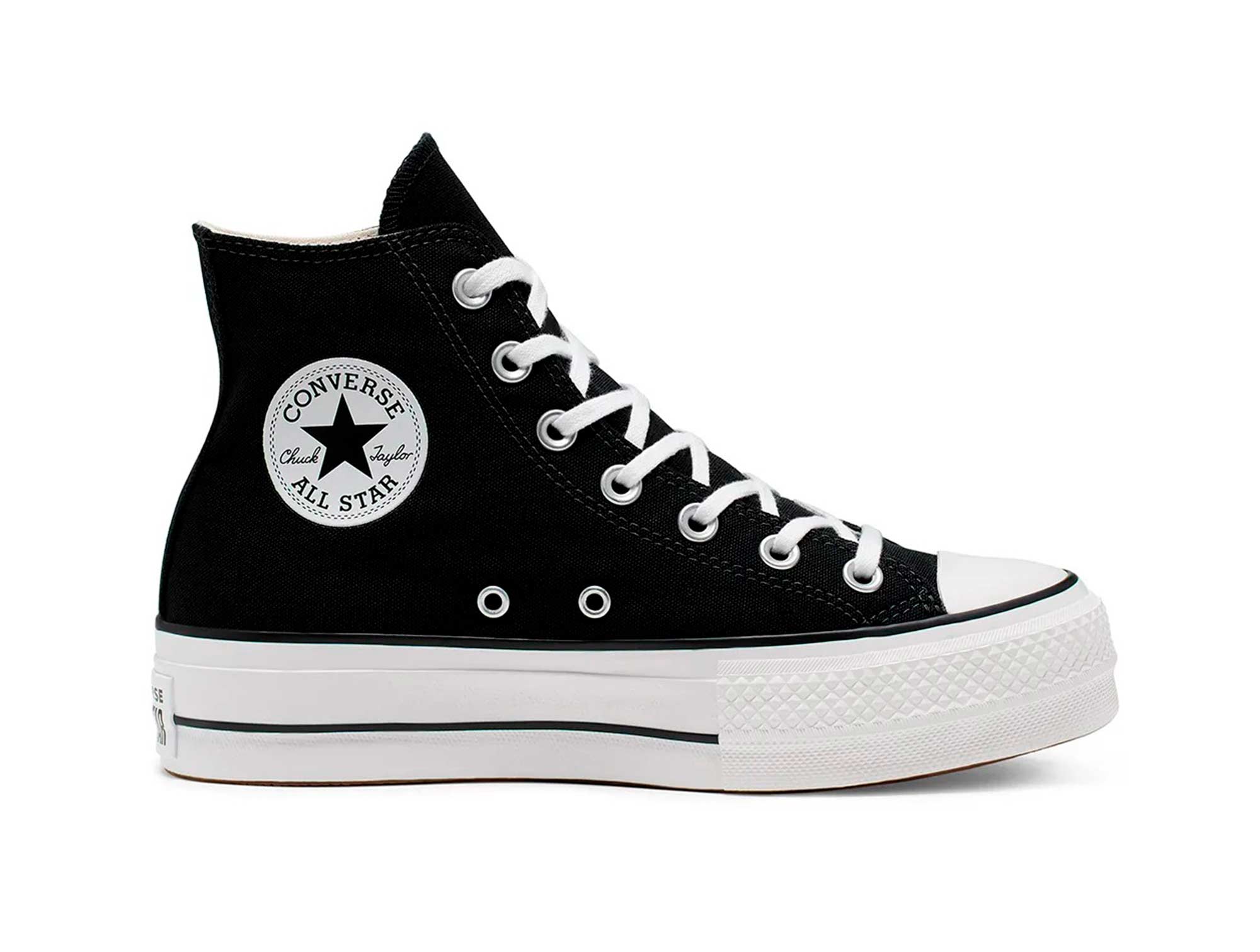 Converse Chuck Taylor Hi Plataforma Womens Negro