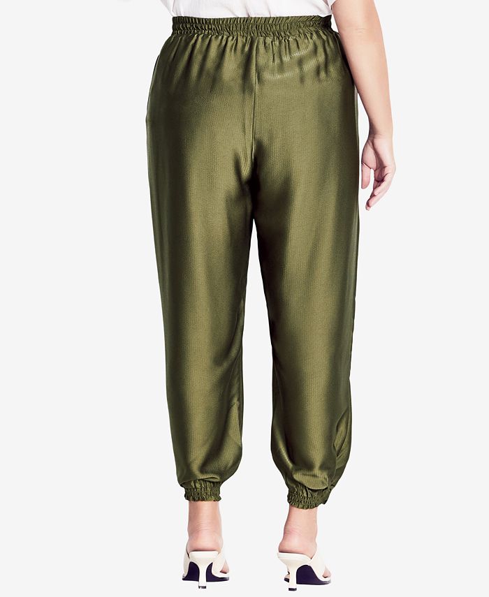 Trendy Plus Size Relaxed Class Pants