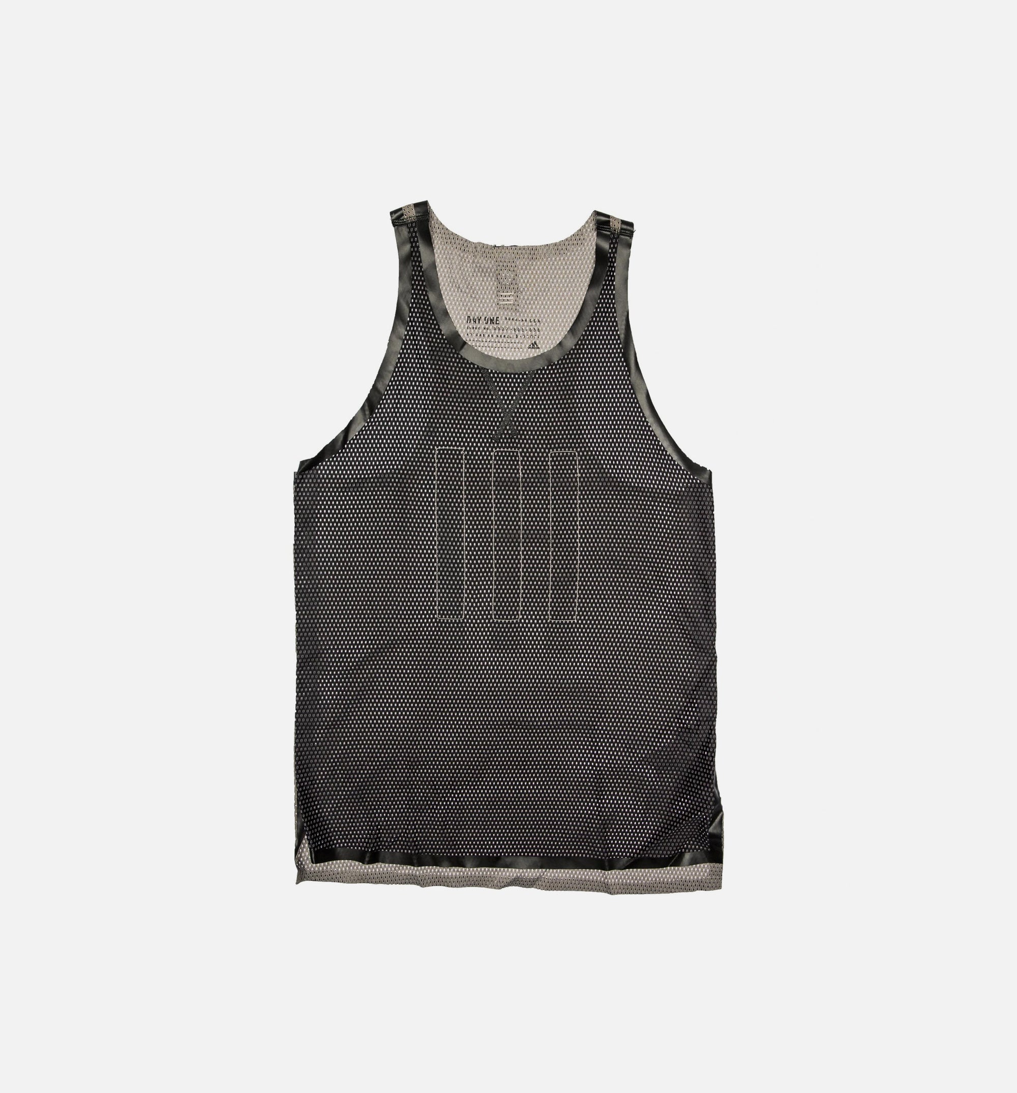 adidas Consortium X Day One Mesh Singlet Tank Top Men's - Black/Light Brown