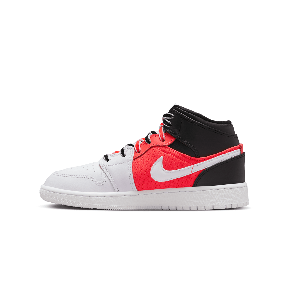 Kid’s Air Jordan 1 Mid SE 'White Black Infrared'