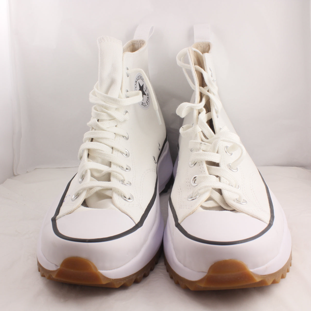 Mens Converse Runstar Hike Trainers White Black Gum